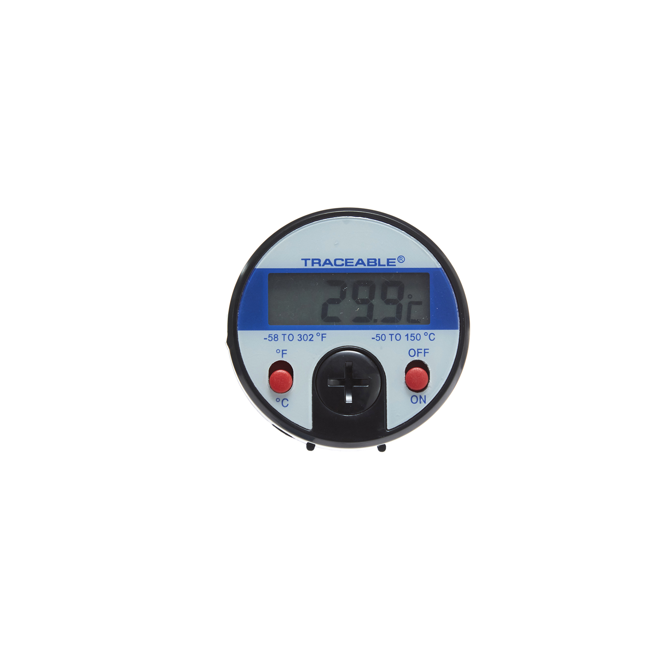 TERMÓMETRO DIGITAL DE -50 A 150°C TRACEABLE PARA MEDICIONES DE SUPERFICIE. VÁSTAGO DE 13.3cm. CONTROL COMPANY