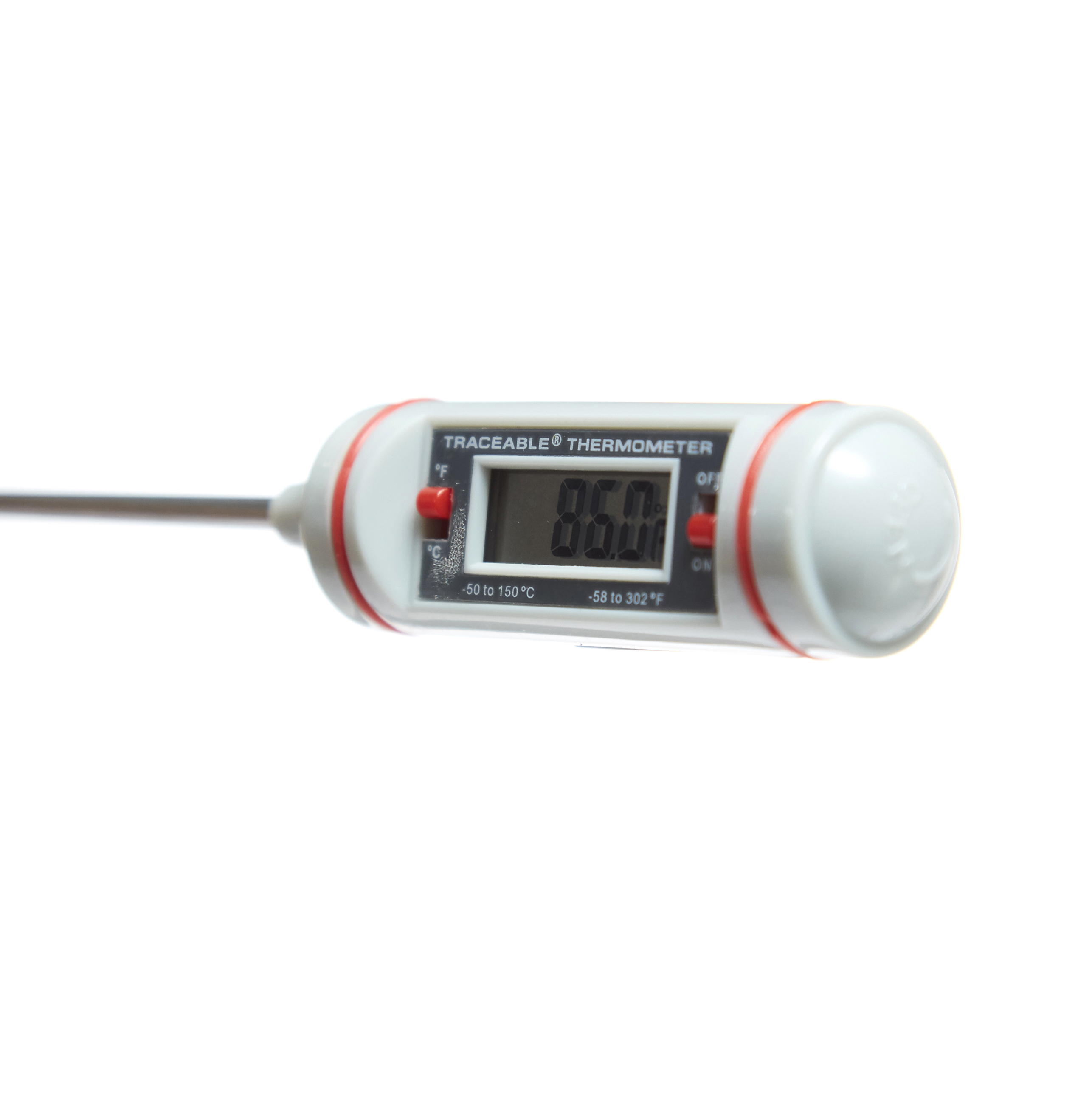 TERMÓMETRO DIGITAL DE -50 A 150°C TRACEABLE. VÁSTAGO DE 20cm. CONTROL COMPANY
