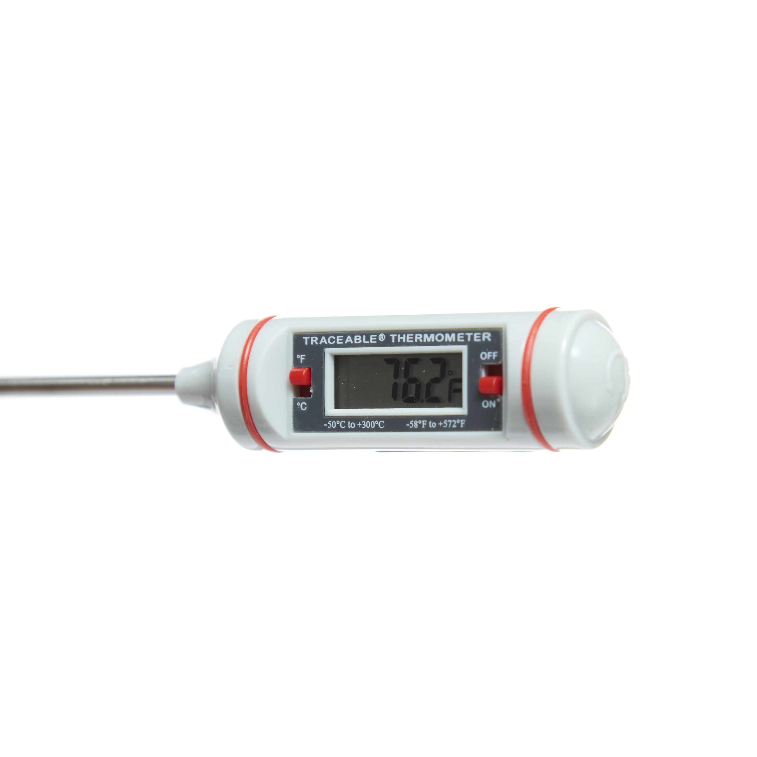 TERMÓMETRO DIGITAL DE -50 A 300°C TRACEABLE. VÁSTAGO DE 29cm. CONTROL COMPANY