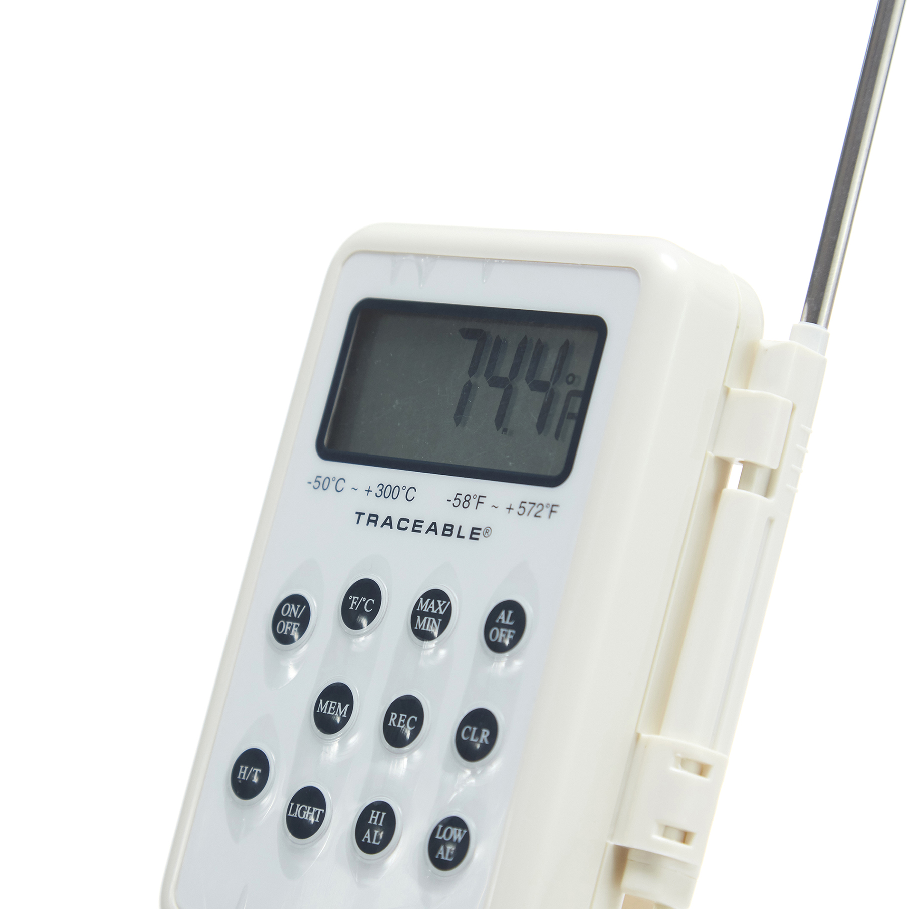 TERMÓMETRO DIGITAL DE -50 A 300°C TRACEABLE. CON SONDA Y MEMORIA. CONTROL COMPANY