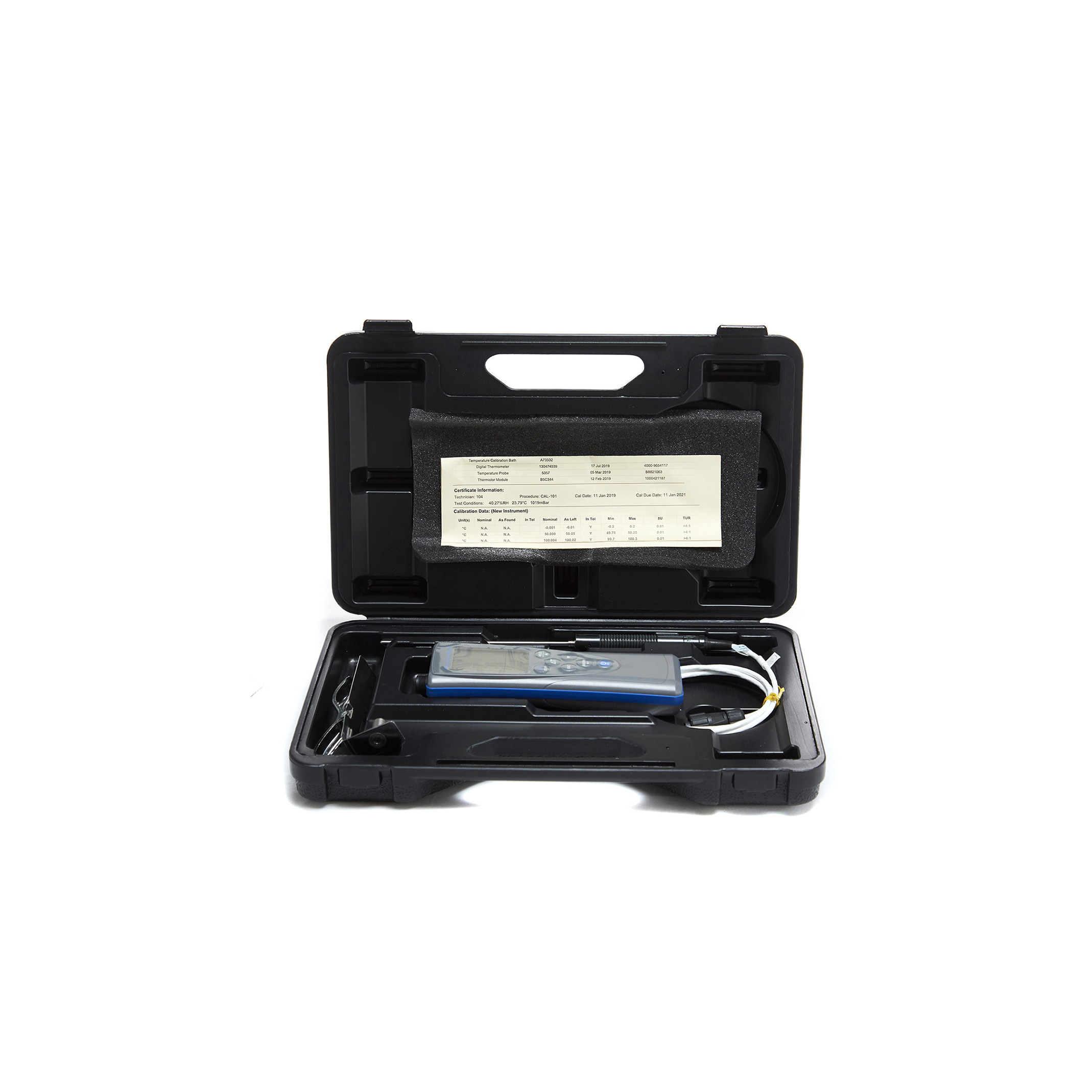 TERMÓMETRO DIGITAL DE -50 A 400°C TRACEABLE. CON SONDA DE PLATINO. CONTROL COMPANY