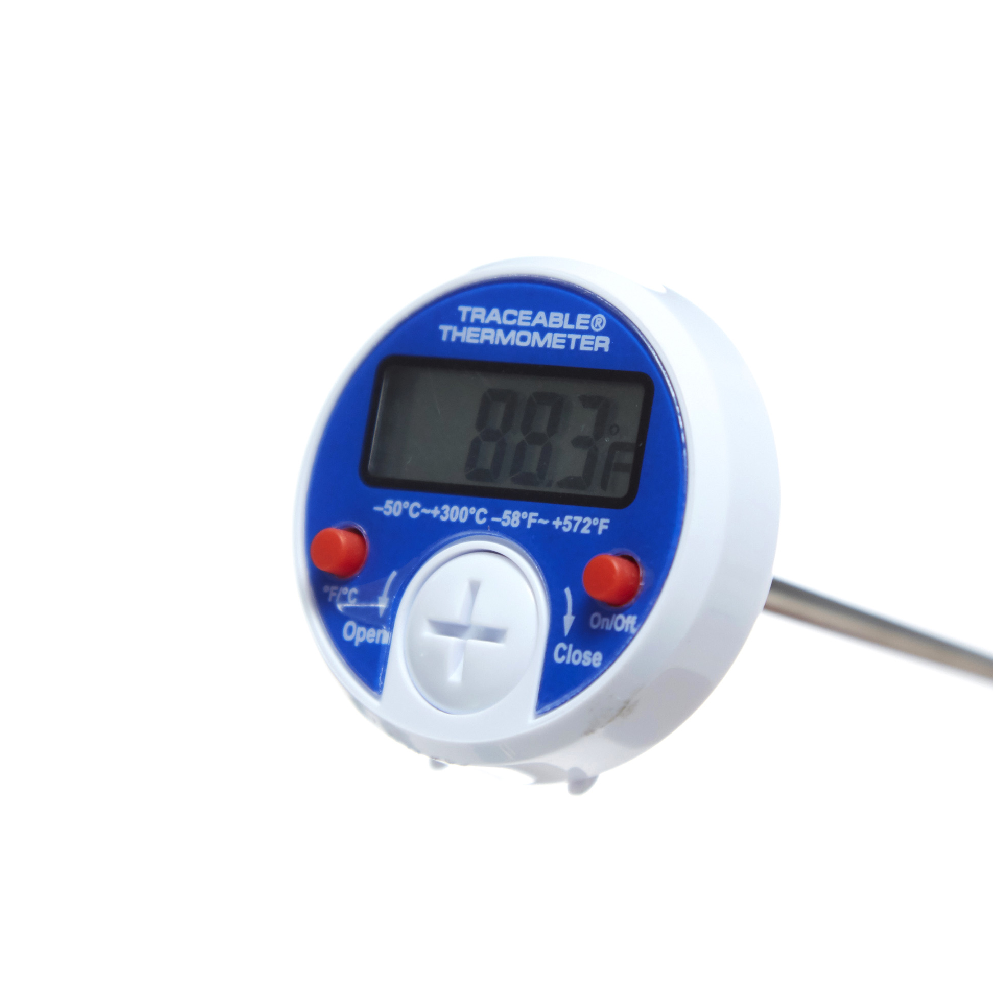 TERMÓMETRO DIGITAL DE -50 A 300°C TRACEABLE. CARÁTULA REDONDA. CONTROL COMPANY