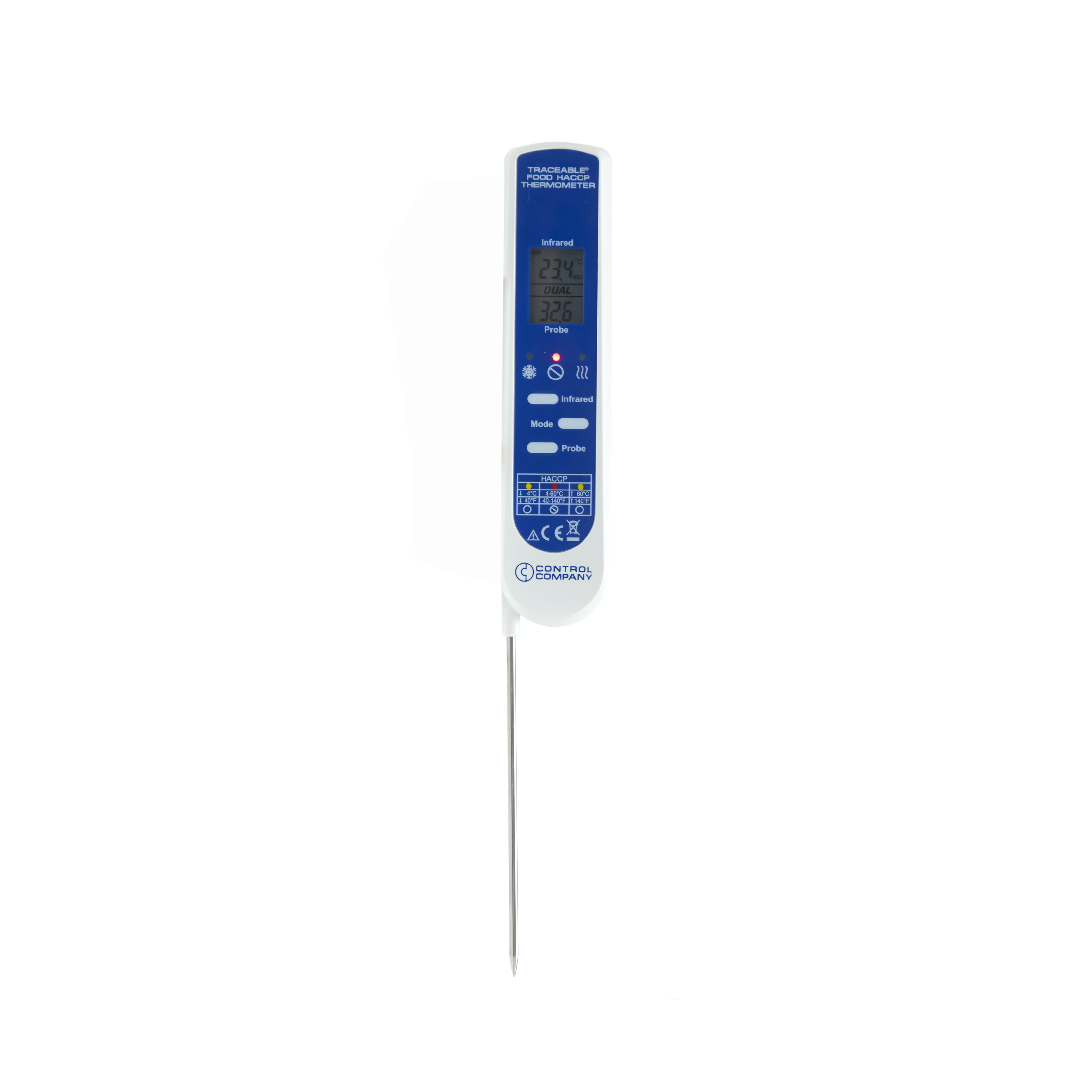 TERMÓMETRO INFRARROJO DE -55 A 250°C TRACEABLE. CON VÁSTAGO. CONTROL COMPANY