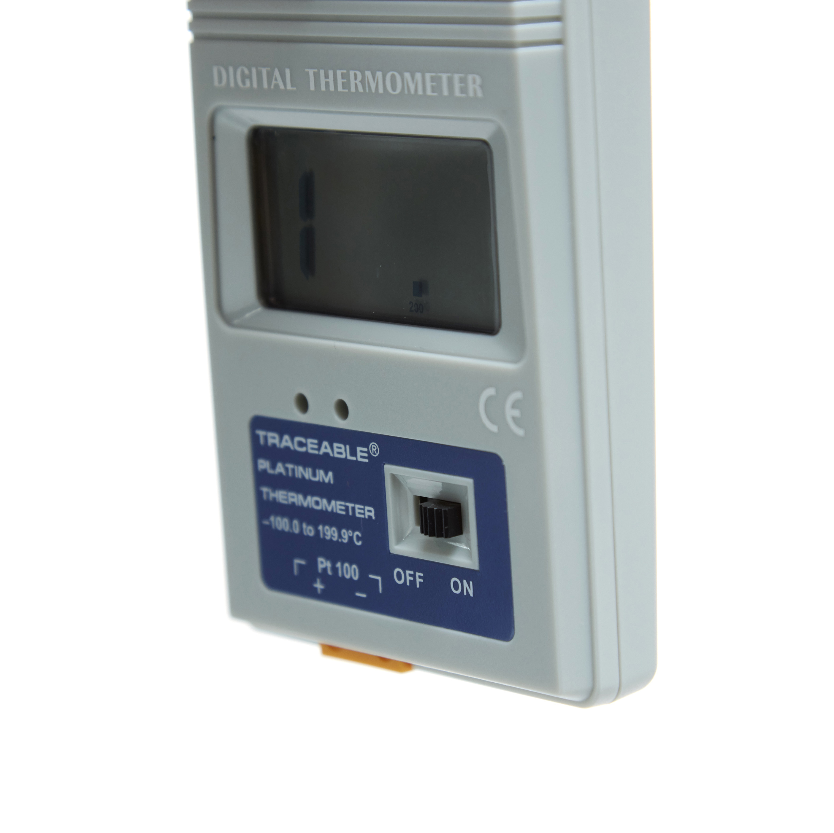TERMÓMETRO DIGITAL DE -99 A 199.9°C PARA CONGELADOR TRACEABLE. CON SONDA DE PLATINO. CONTROL COMPANY