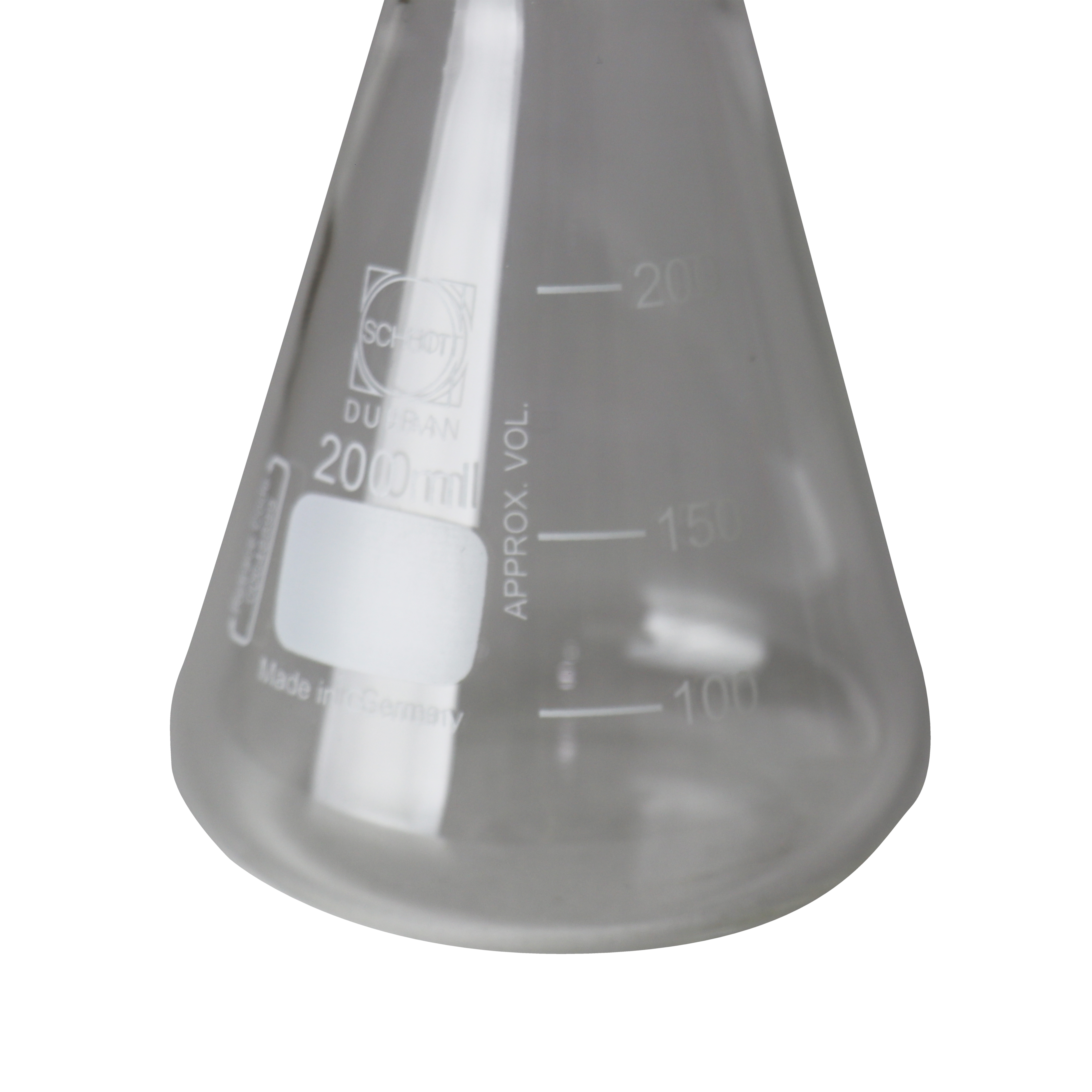 MATRAZ ERLENMEYER DE 200 ml. DURAN