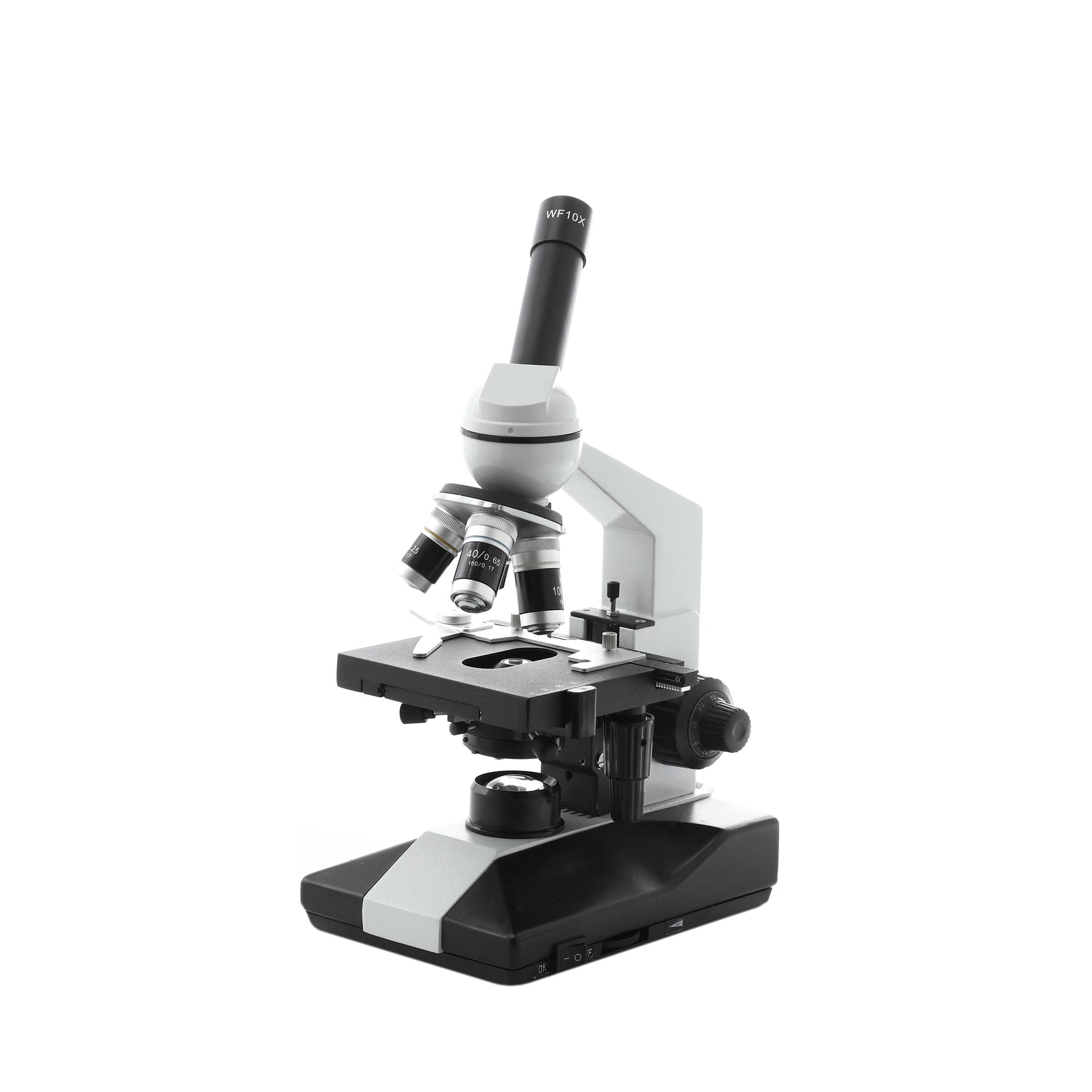 MICROSCOPIO MONOCULAR CON LÁMPARA 1000X. ECXSA.