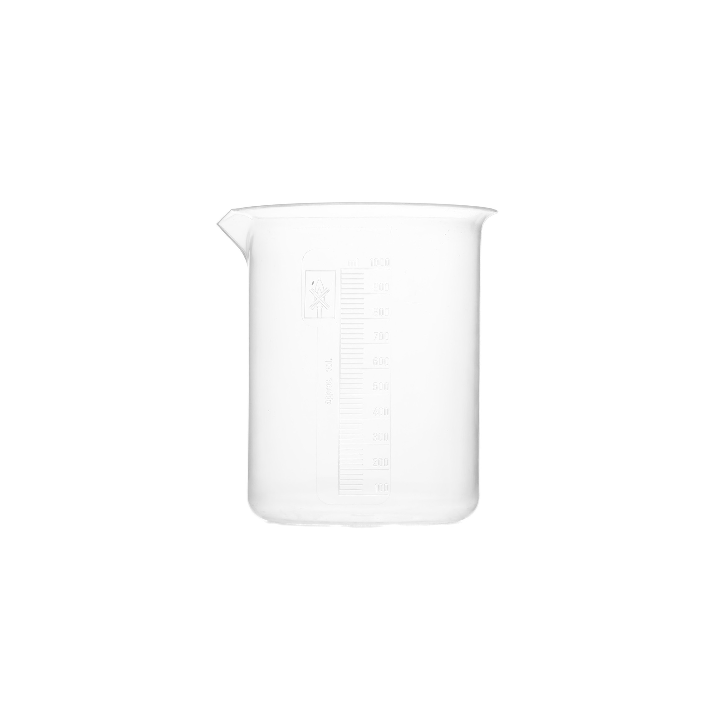 VASO DE PRECIPITADO DE PLÁSTICO PMP DE 1 l. GLOBE SCIENTIFIC