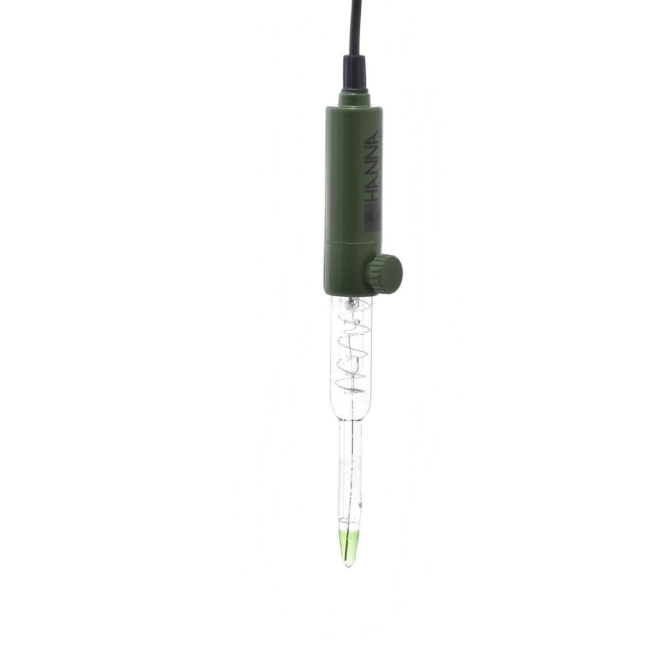 ELECTRODO PARA PH RELLENABLE CON PUNTA CÓNICA. CUERPO DE VIDRIO. ENTRADA BNC. HANNA