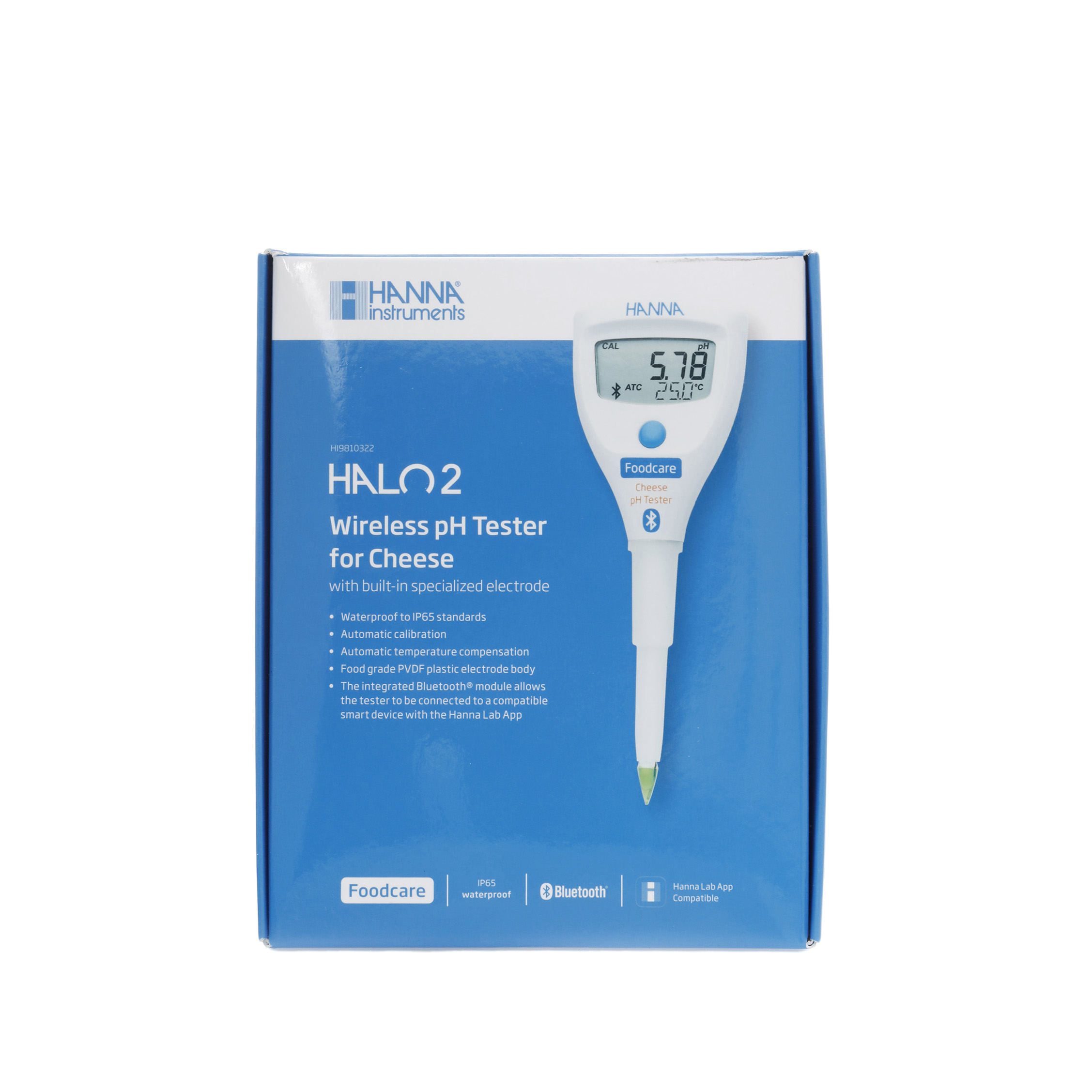 MEDIDOR DE PH INALÁMBRICO HALO2 PARA QUESO. HANNA INSTRUMENTS