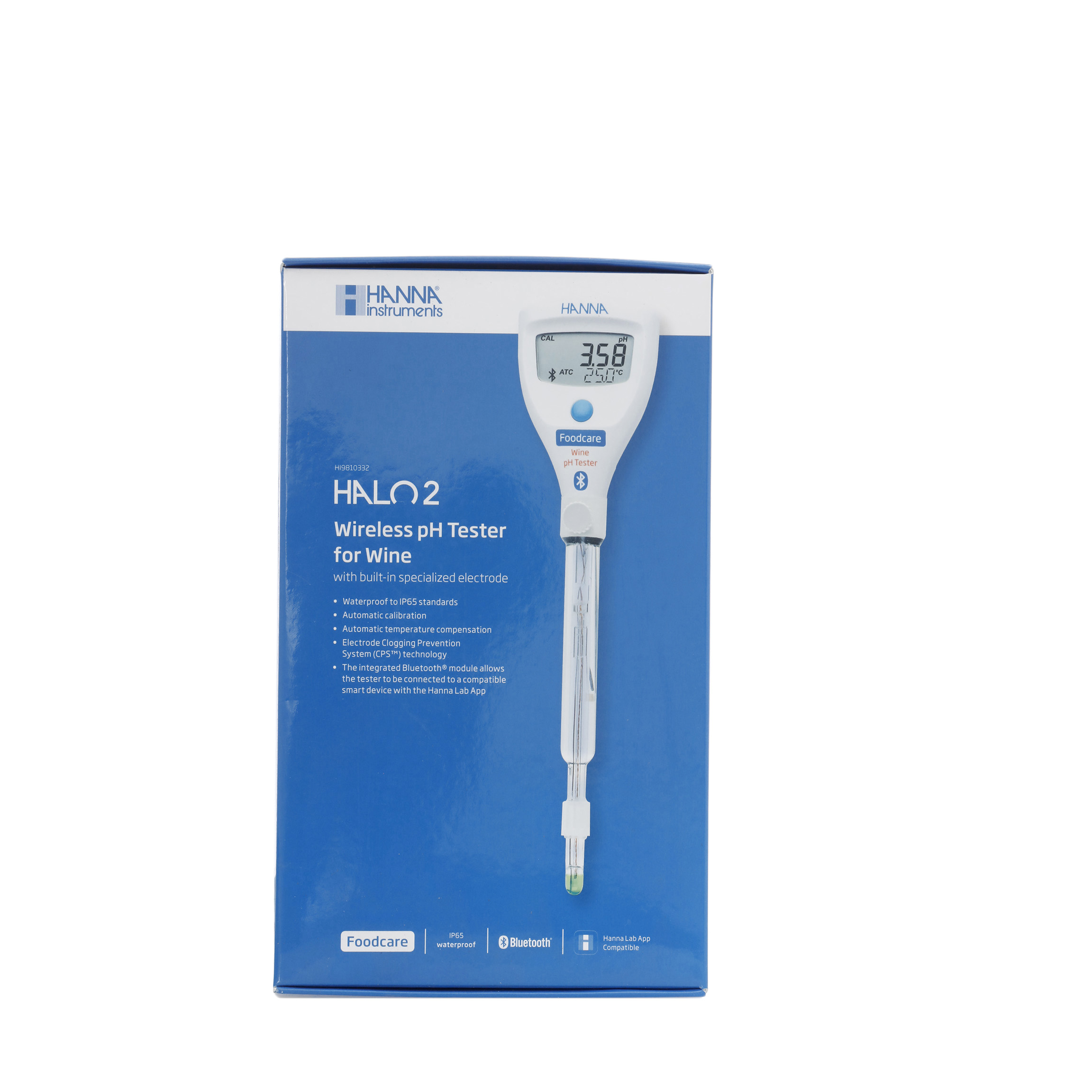 MEDIDOR DE PH INALÁMBRICO HALO2 PARA VINO. HANNA INSTRUMENTS