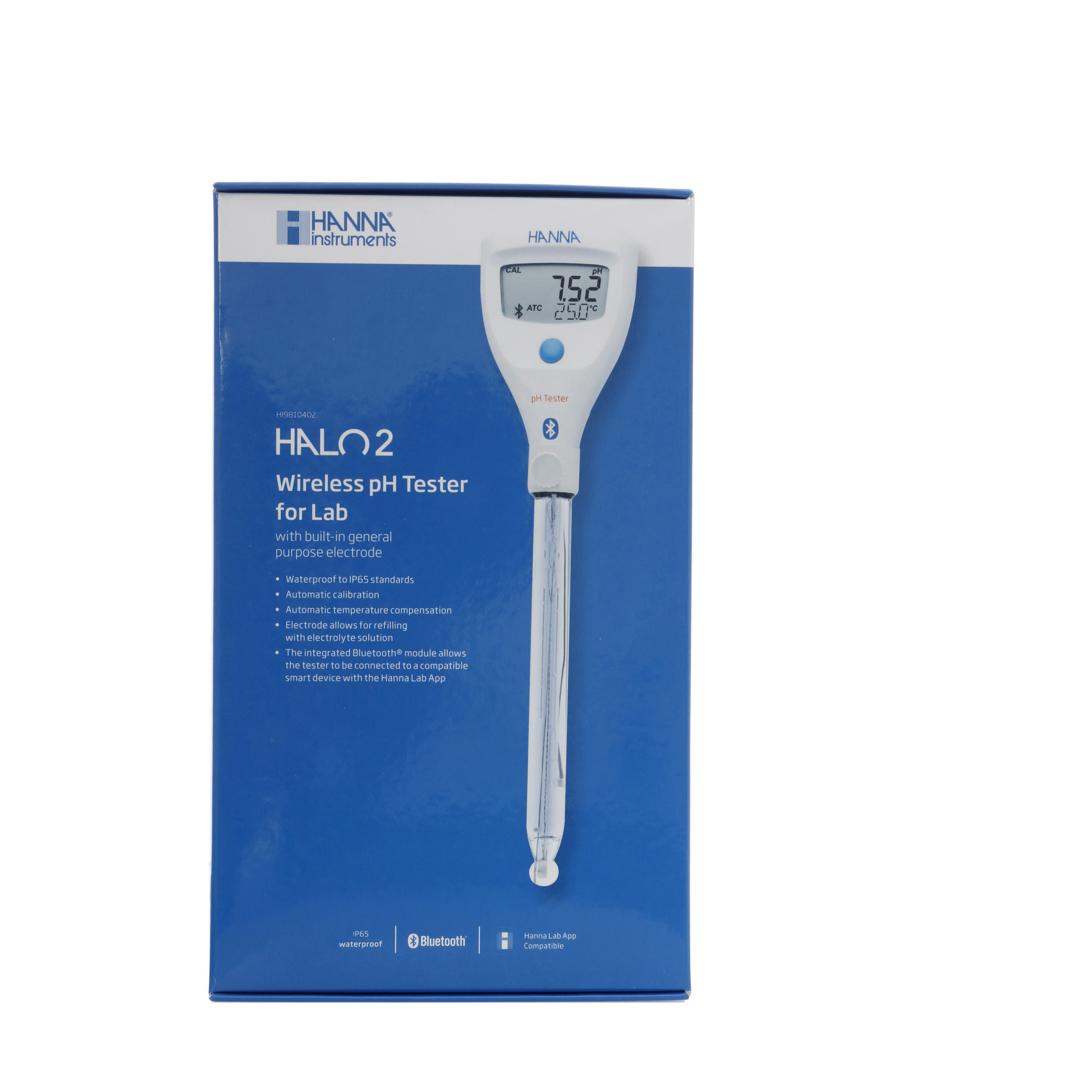 MEDIDOR DE PH INALÁMBRICO HALO2 PARA LABORATORIO. HANNA INSTRUMENTS