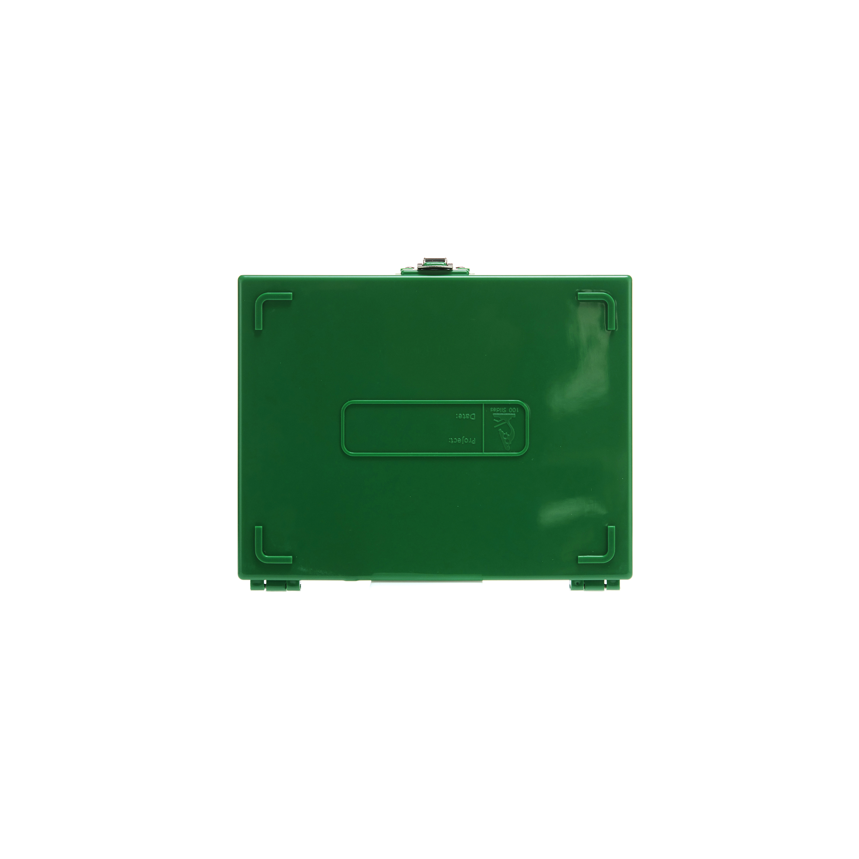 ESTUCHE PARA 100 PREPARACIONES. VERDE. HEATHROW SCIENTIFIC