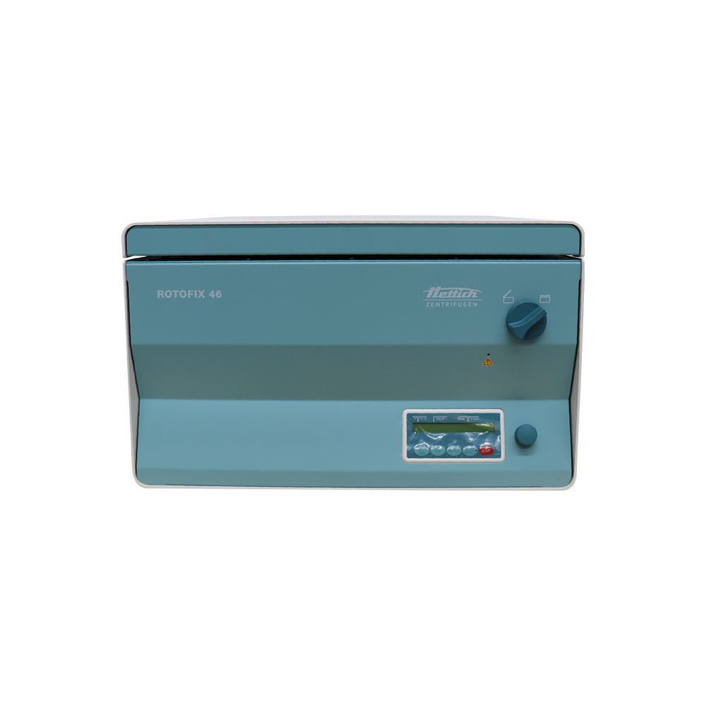 CENTRÍFUGA DE MESA CON CALENTAMIENTO PARA 4 TUBOS DE ACEITE DE 100 ml. HETTICH