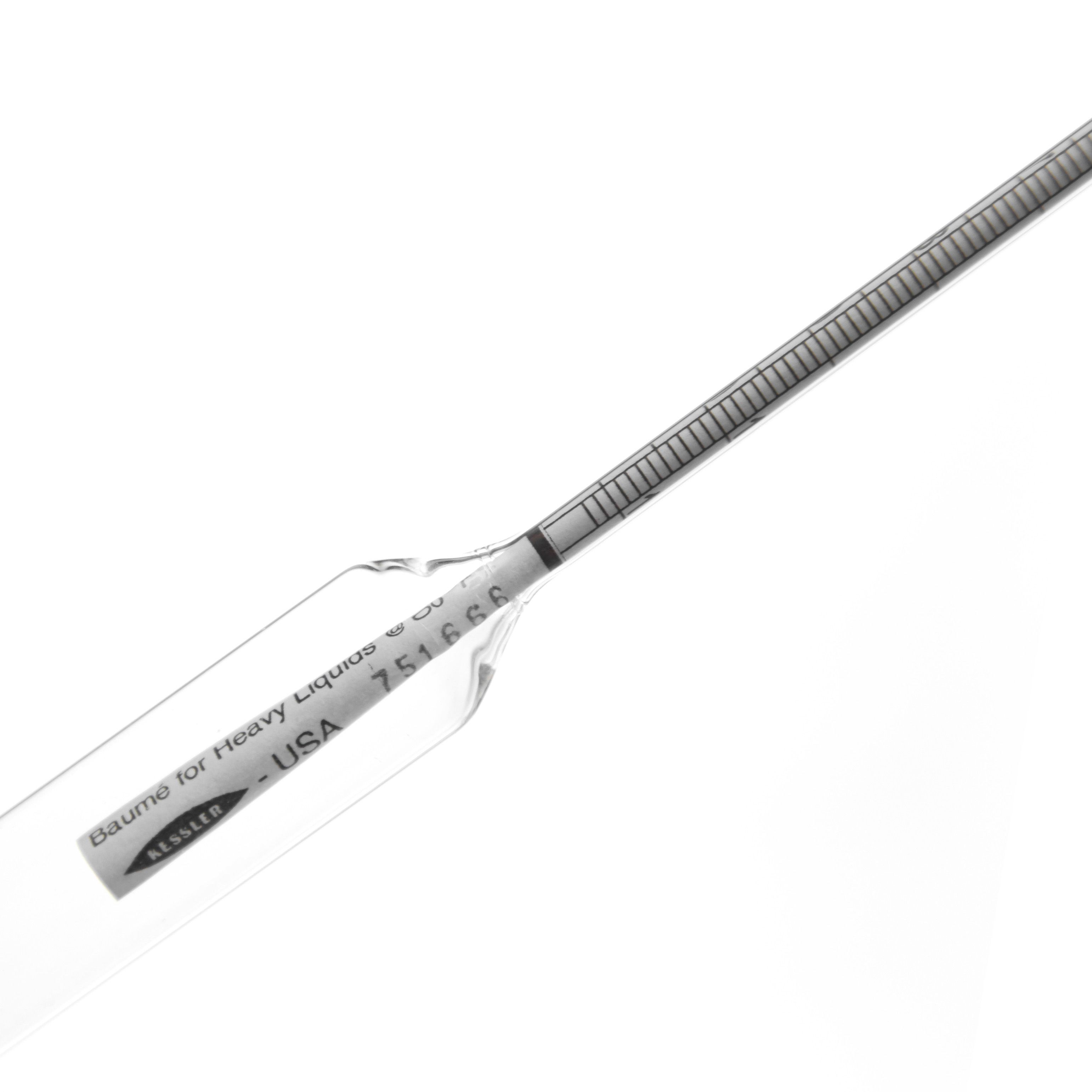 DENSÍMETRO BAUMÉ DE -1 A 11°. KESSLER