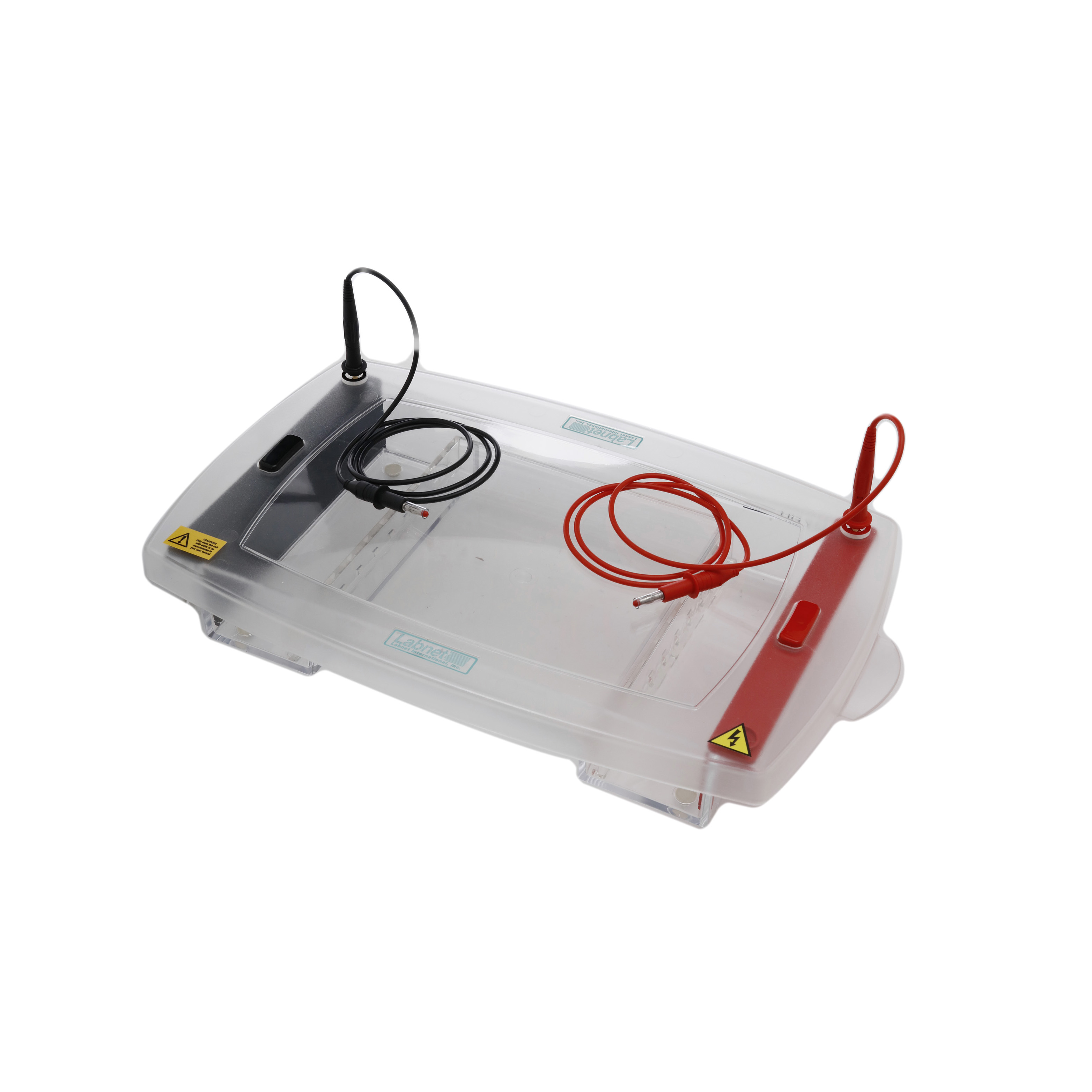 CÁMARA DE ELECTROFORESIS HORIZONTAL DE 1,200ml PARA GELES DE 20X20 cm. LABNET.