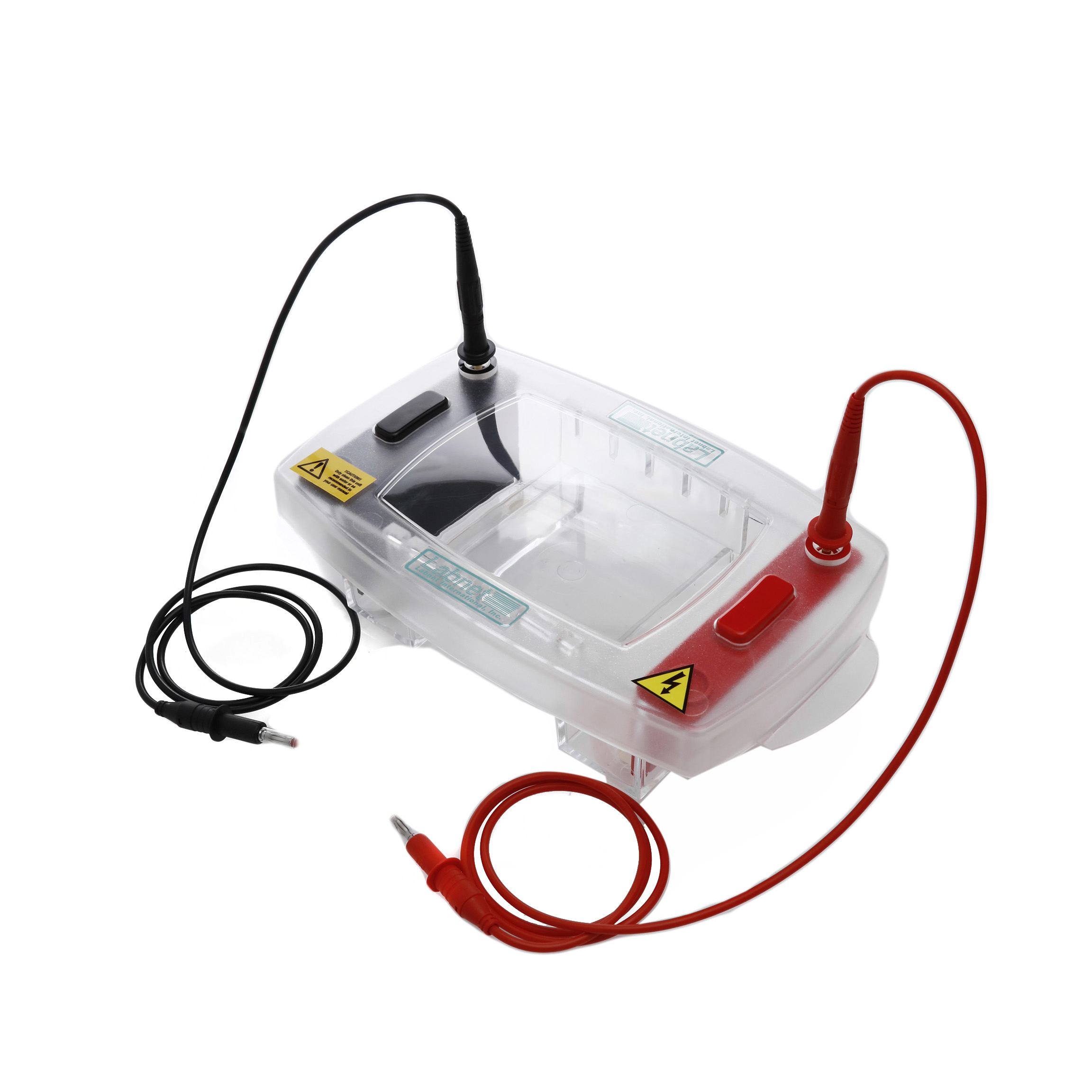 CÁMARA DE ELECTROFORESIS HORIZONTAL DE 300ml PARA GELES DE 10X10 cm. LABNET.