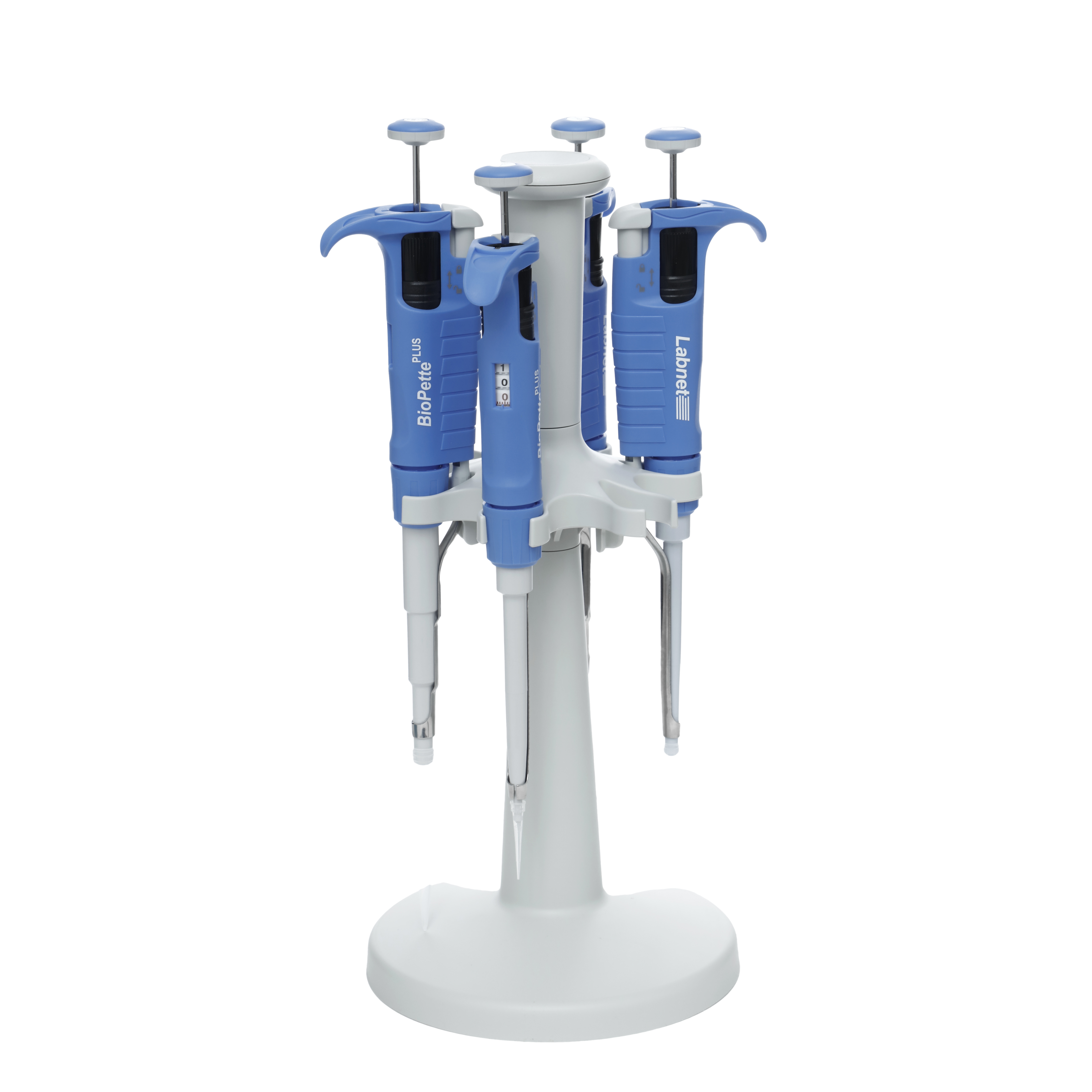 JUEGO DE 4 MICROPIPETAS DE 0.5 A 1000μl. LABNET