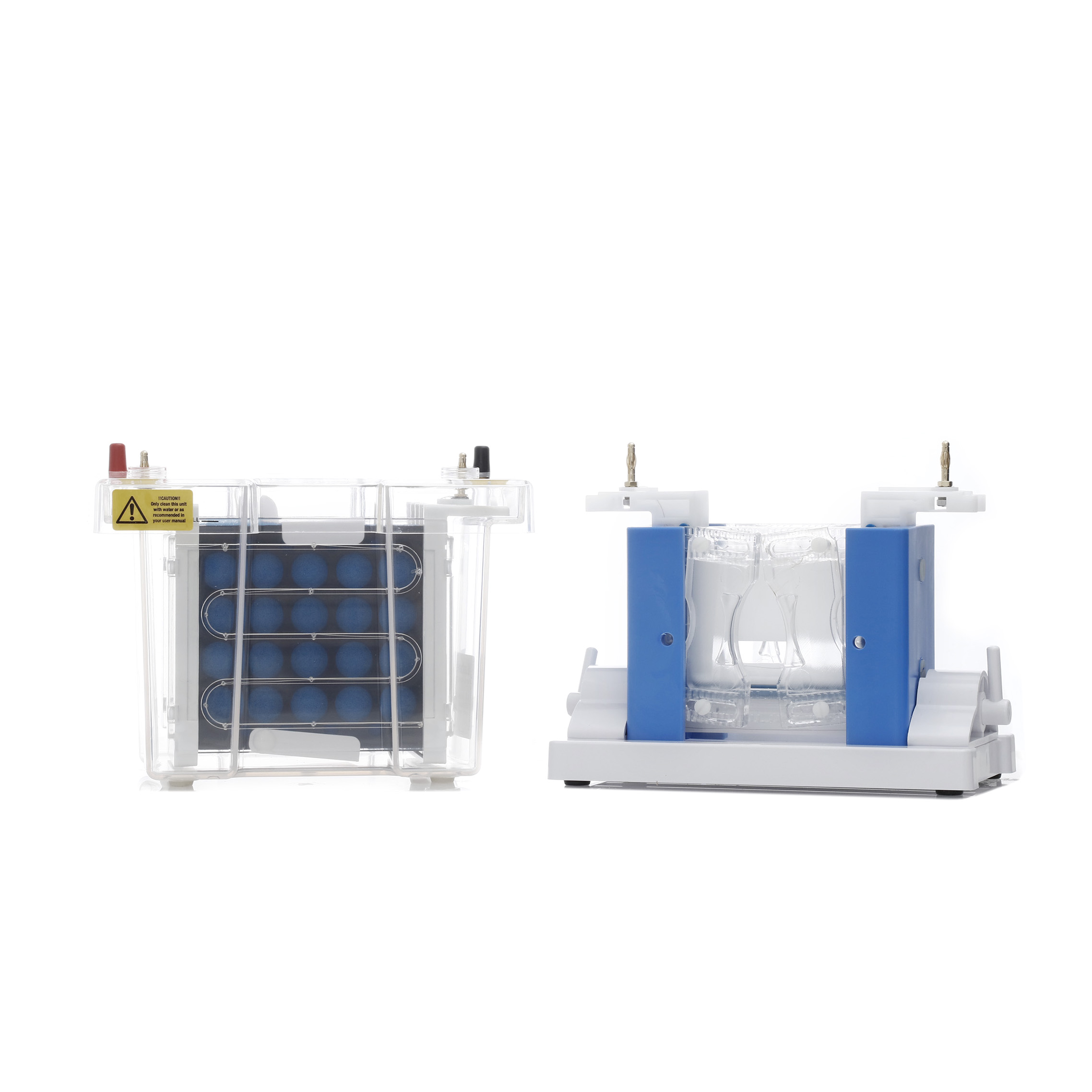 CÁMARA DE ELECTROFORESIS VERTICAL DE 500ml CON ELECTROTRASNFERENCIA. PARA GELES DE 8X8.5 cm. LABNET.
