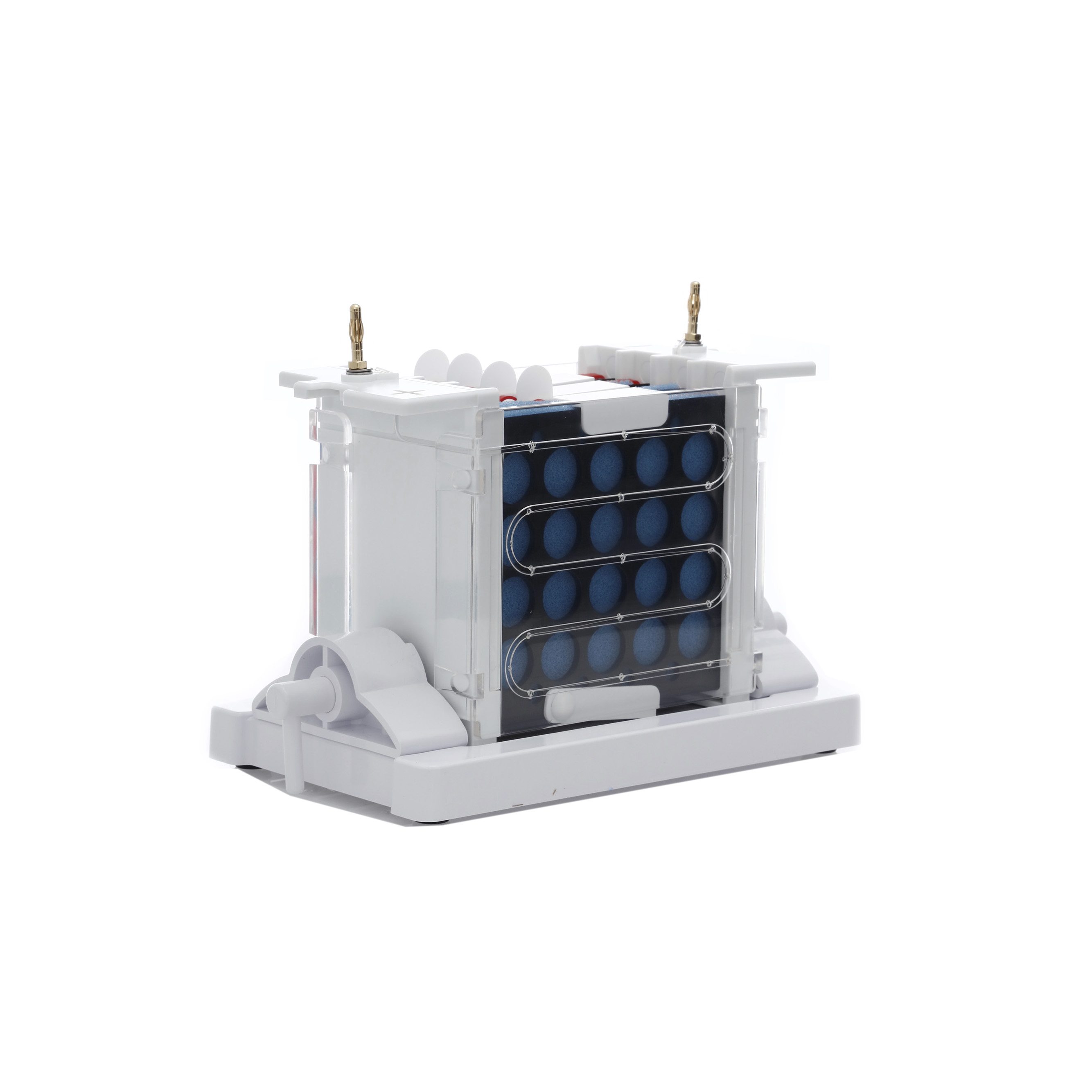 CÁMARA DE ELECTROFORESIS VERTICAL DE 500ml CON ELECTROTRASNFERENCIA. PARA GELES DE 8X8.5 cm. LABNET.