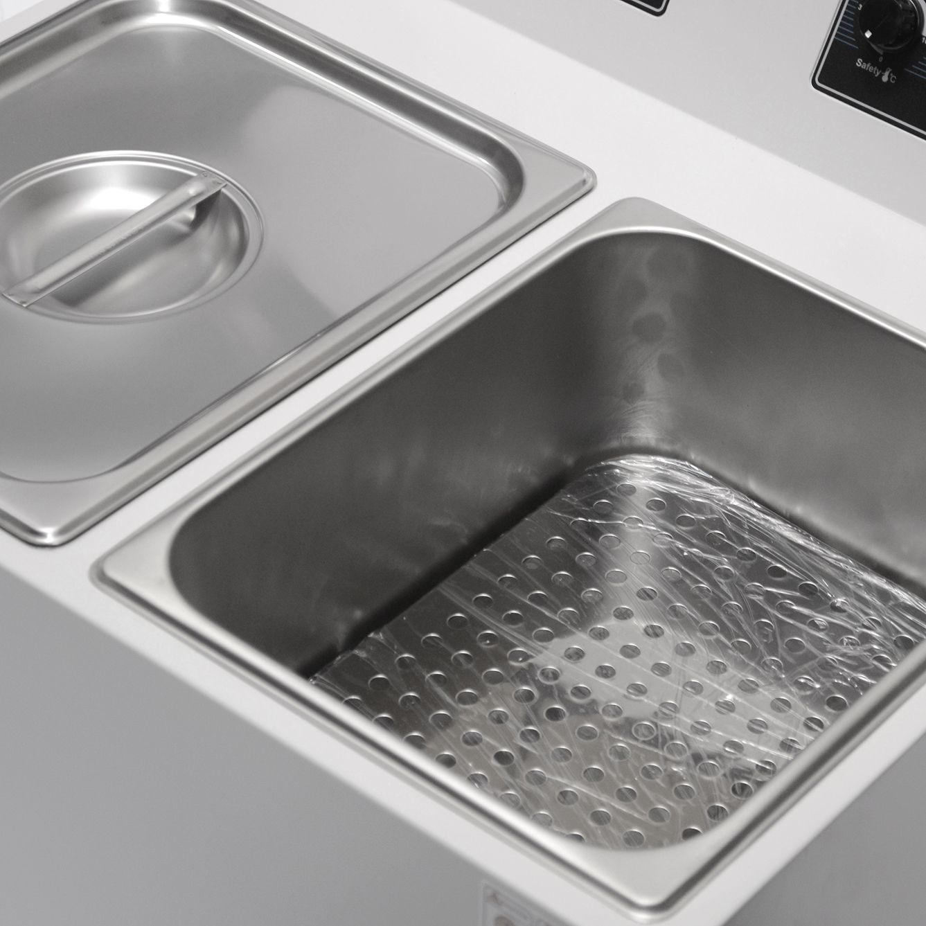 BAÑO DE AGUA DE 30X24X15 cm. 22 l DOBLE TARJA