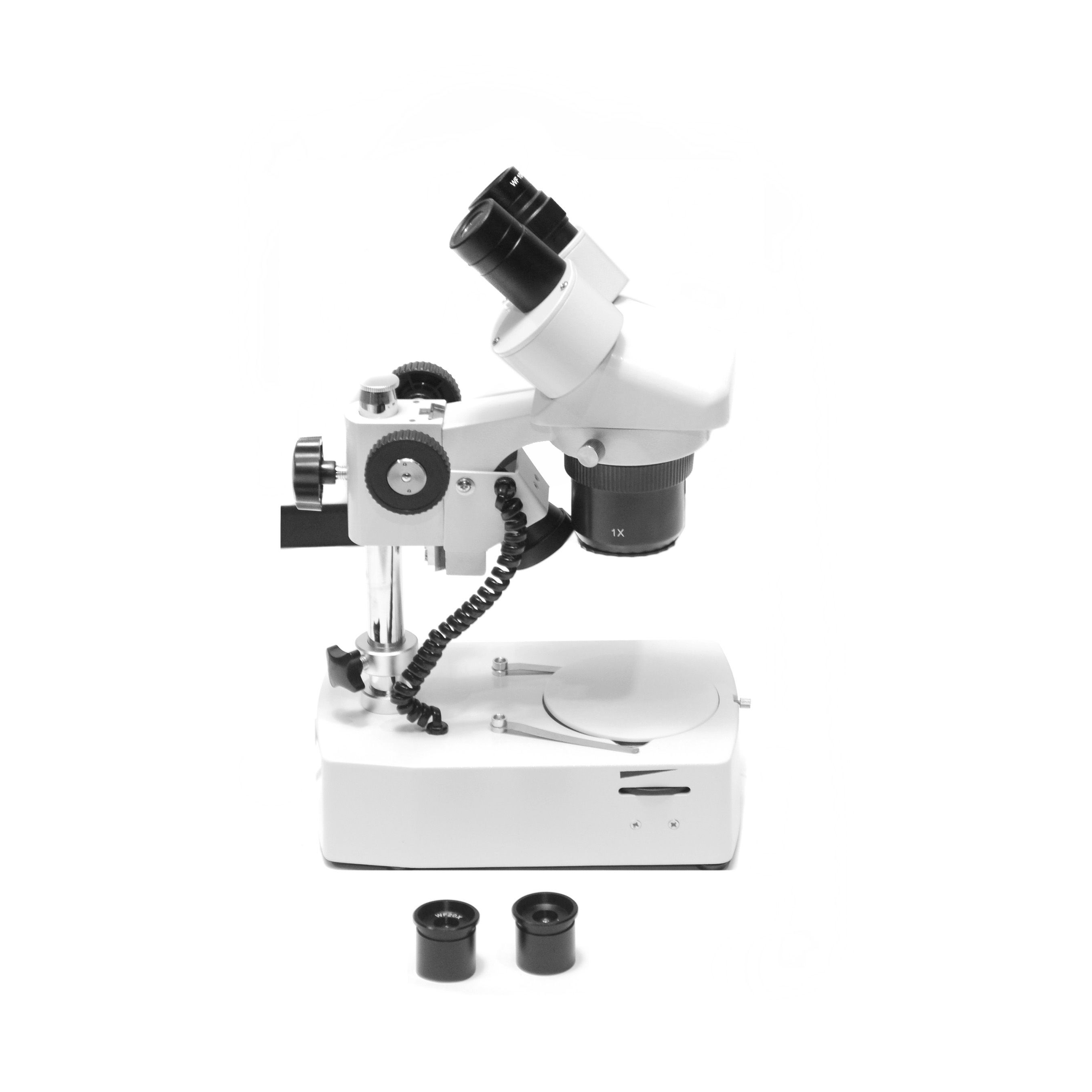MICROSCOPIO ESTEROSCÓPICO 30X CON LÁMPARA. LAUKA