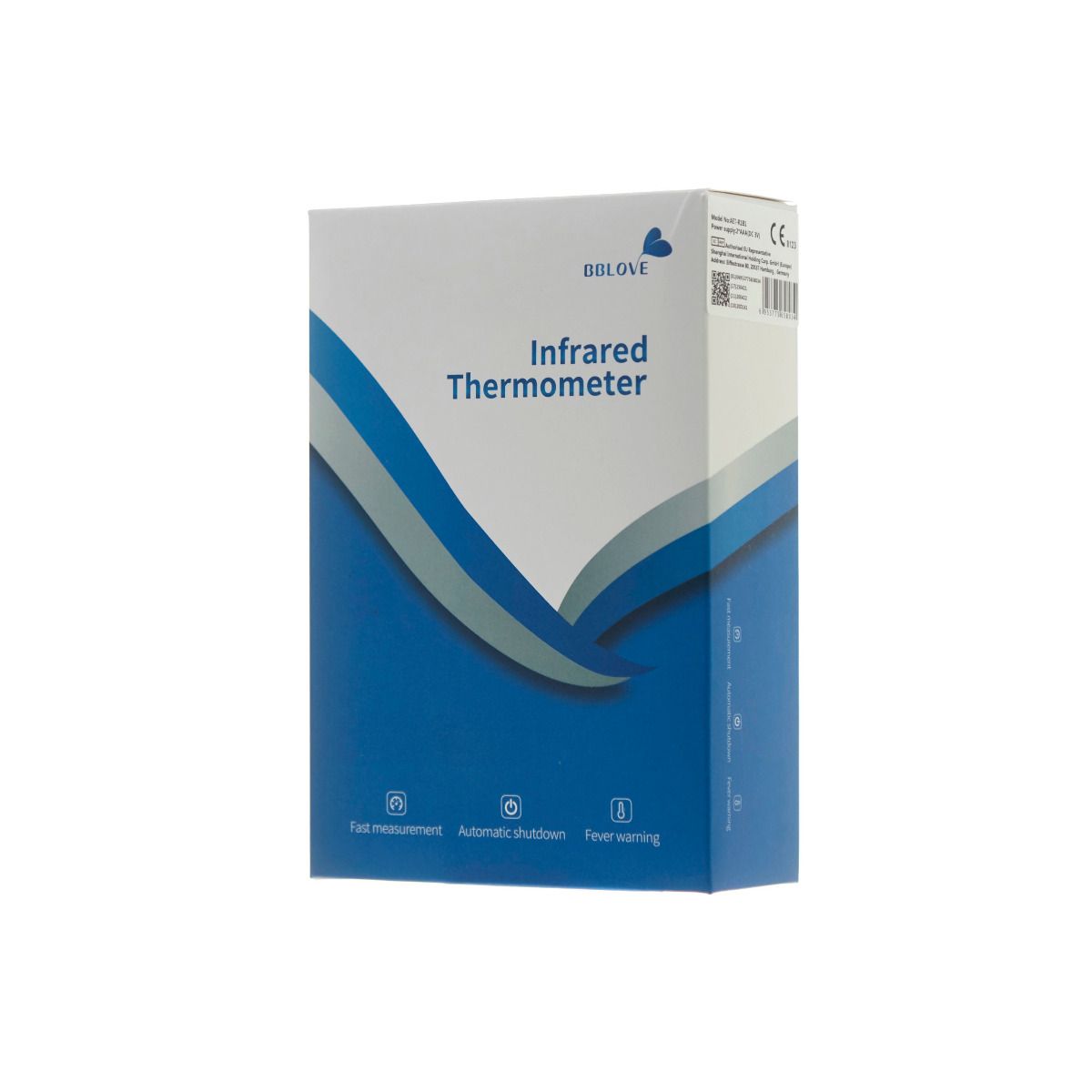 TERMOMETRO INFRARROJO CLINICO DIGITAL 32.0 A 42.2 °C LAUKA