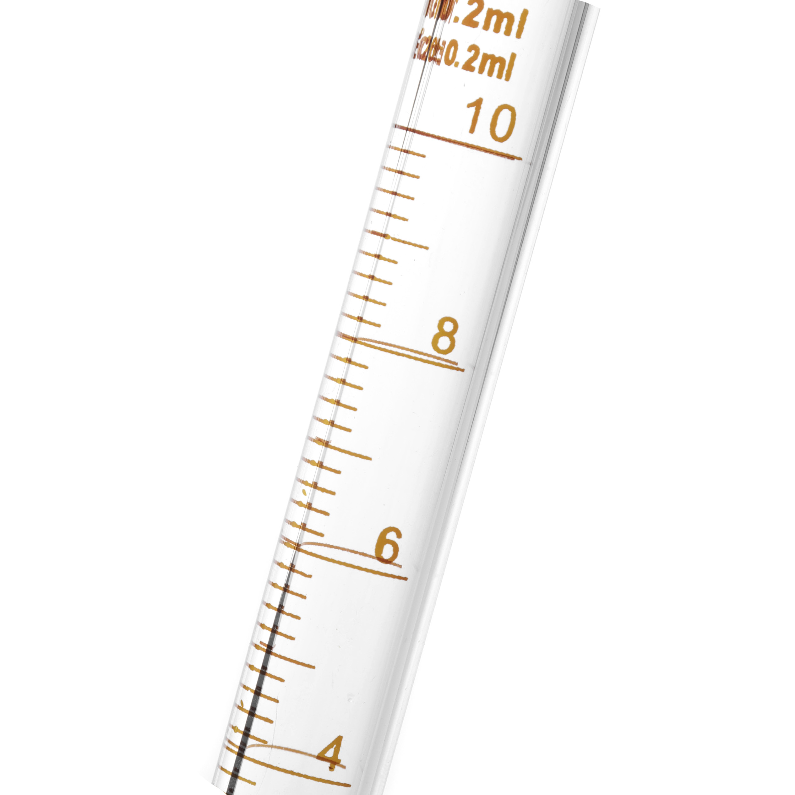 PROBETA GRADUADA DE VIDRIO DE 10ml, LÍNEA ECONÓMICA. LAUKA