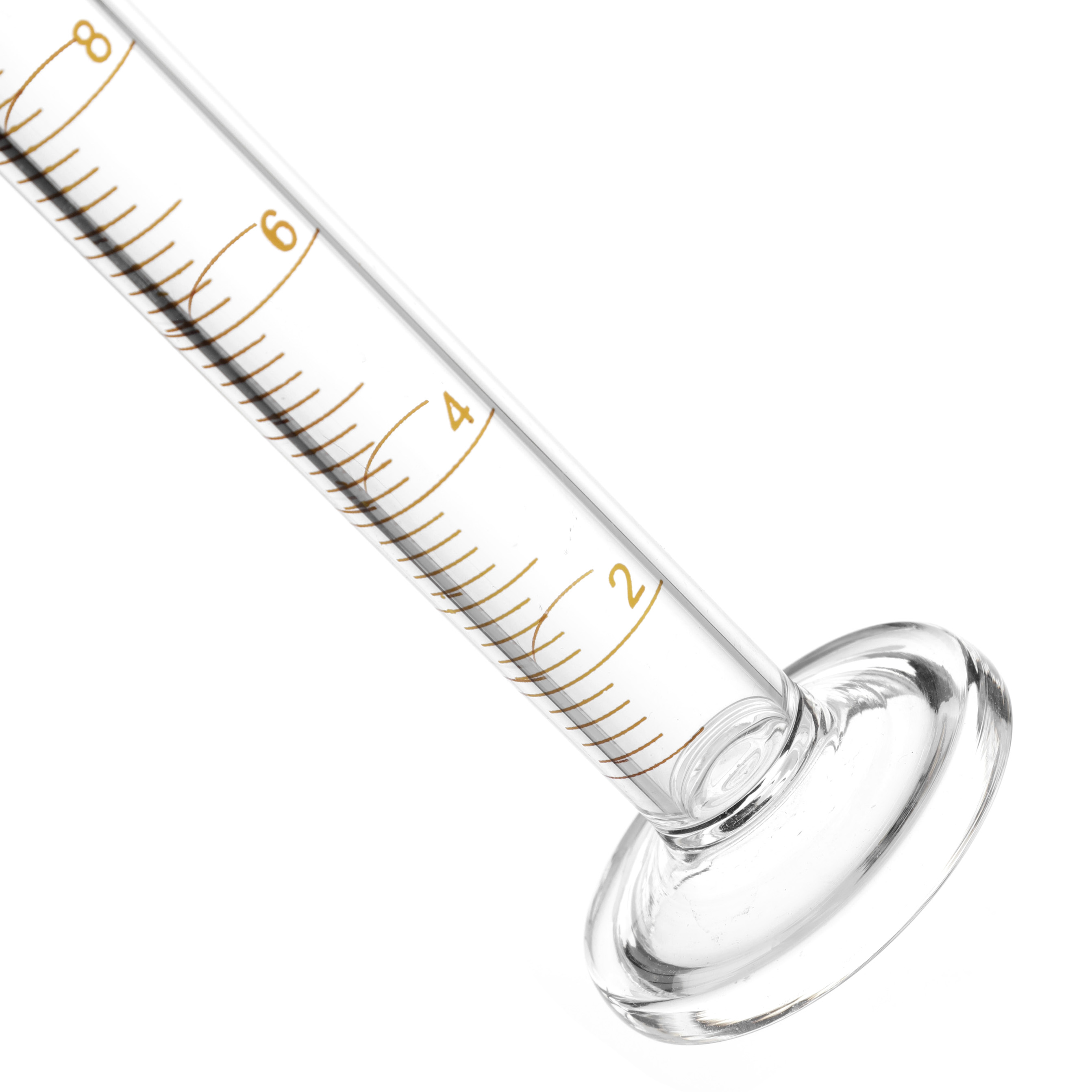 PROBETA GRADUADA DE VIDRIO DE 10ml, LÍNEA ECONÓMICA. LAUKA