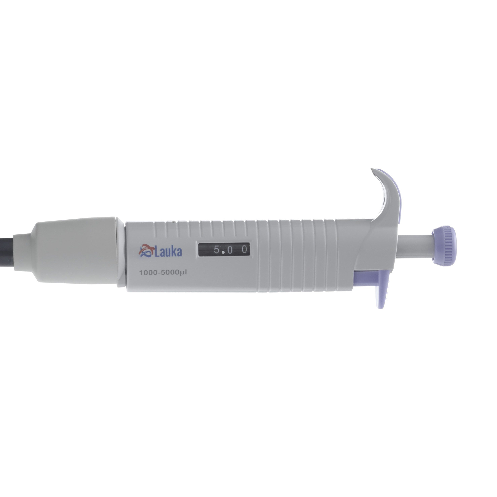 JUEGO DE 4 MICROPIPETAS DE 2 A 5000 µl. LAUKA