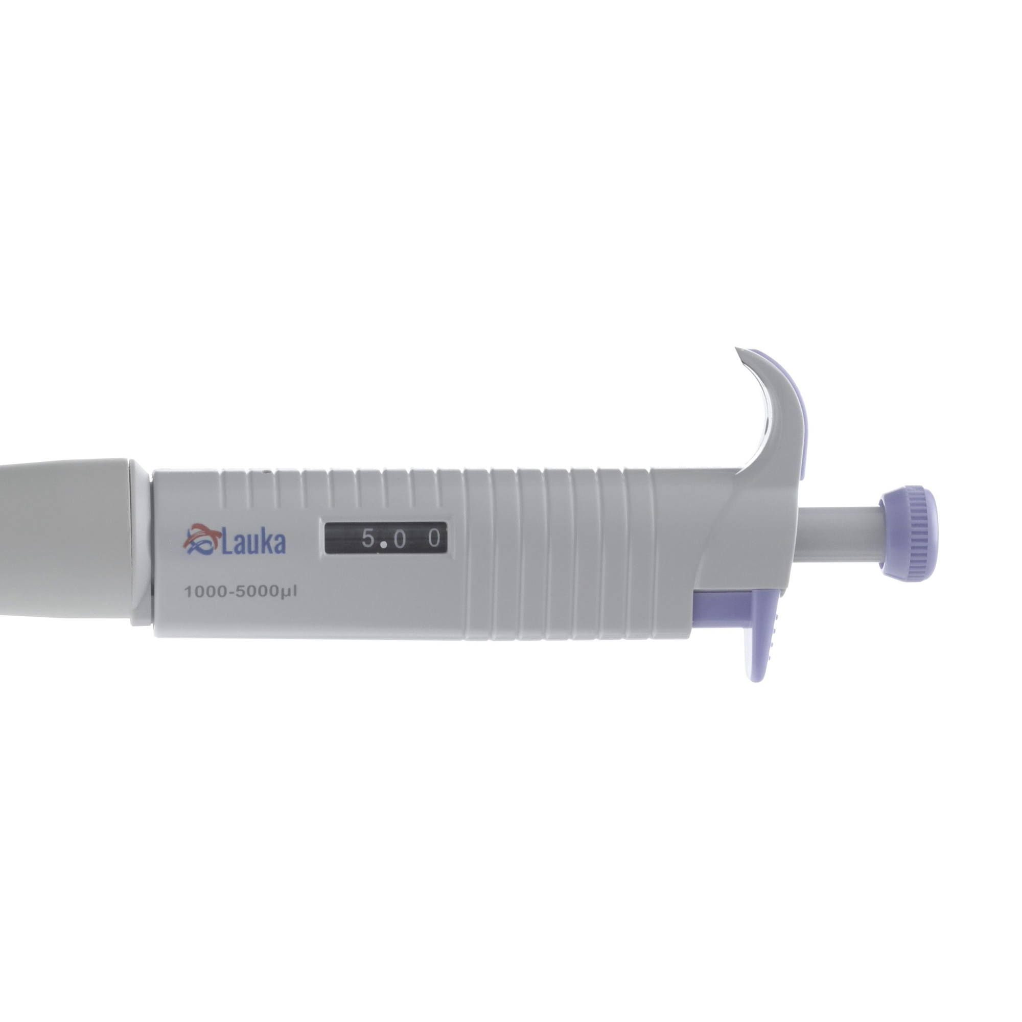 JUEGO DE 4 MICROPIPETAS DE 5 A 5000 µl. LAUKA
