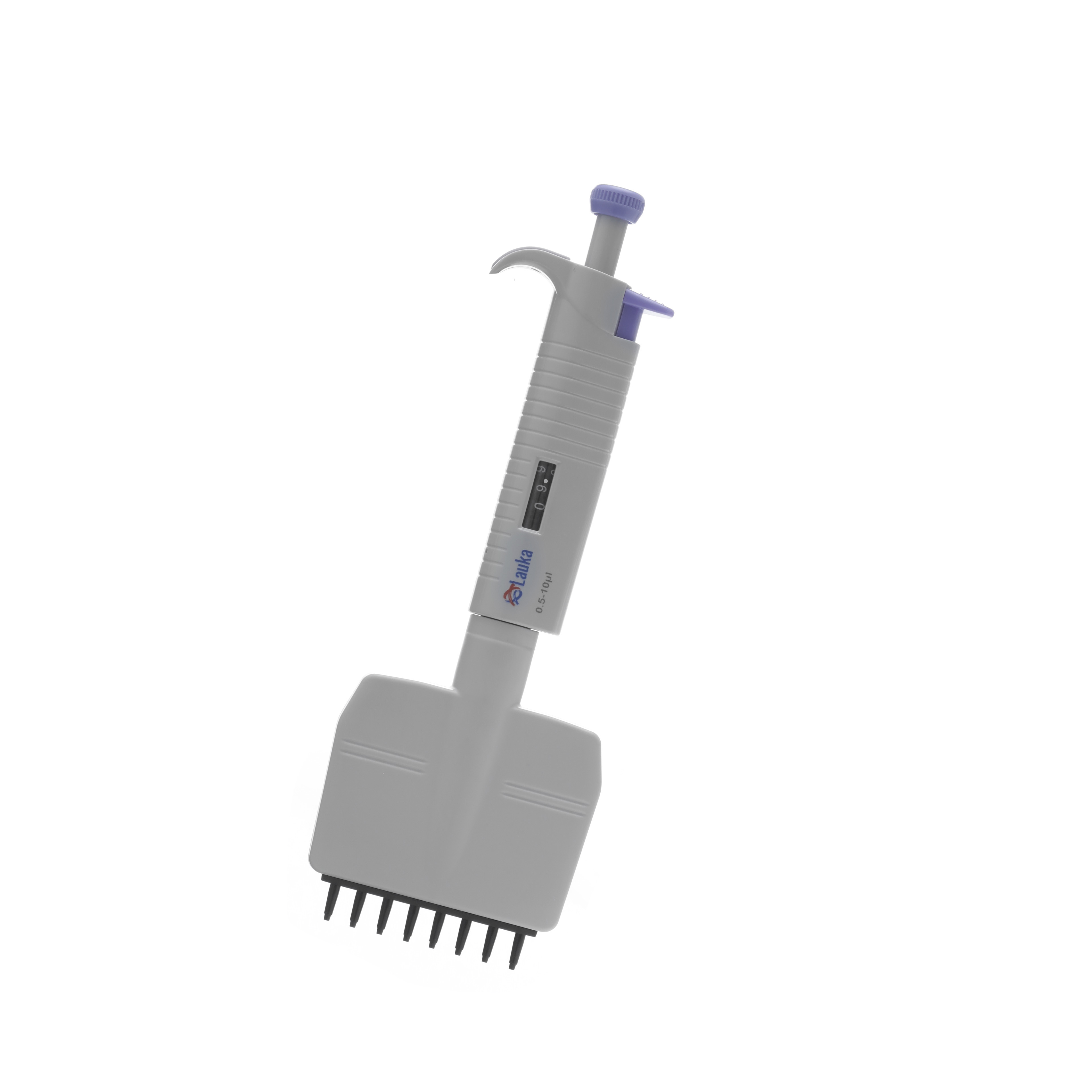 MICROPIPETA DE 0.5 A 10µL 8 CANALES. LAUKA