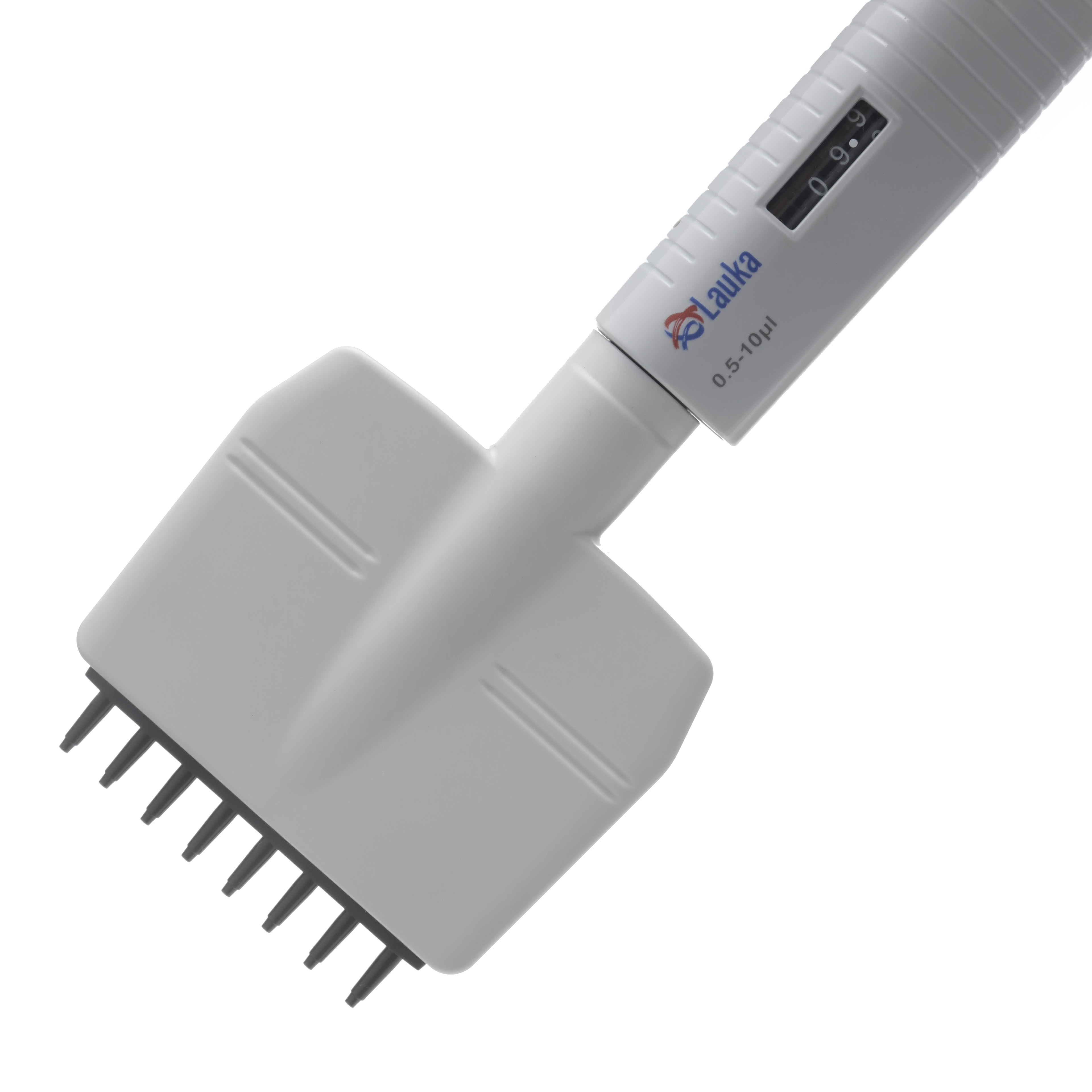MICROPIPETA DE 0.5 A 10µL 8 CANALES. LAUKA
