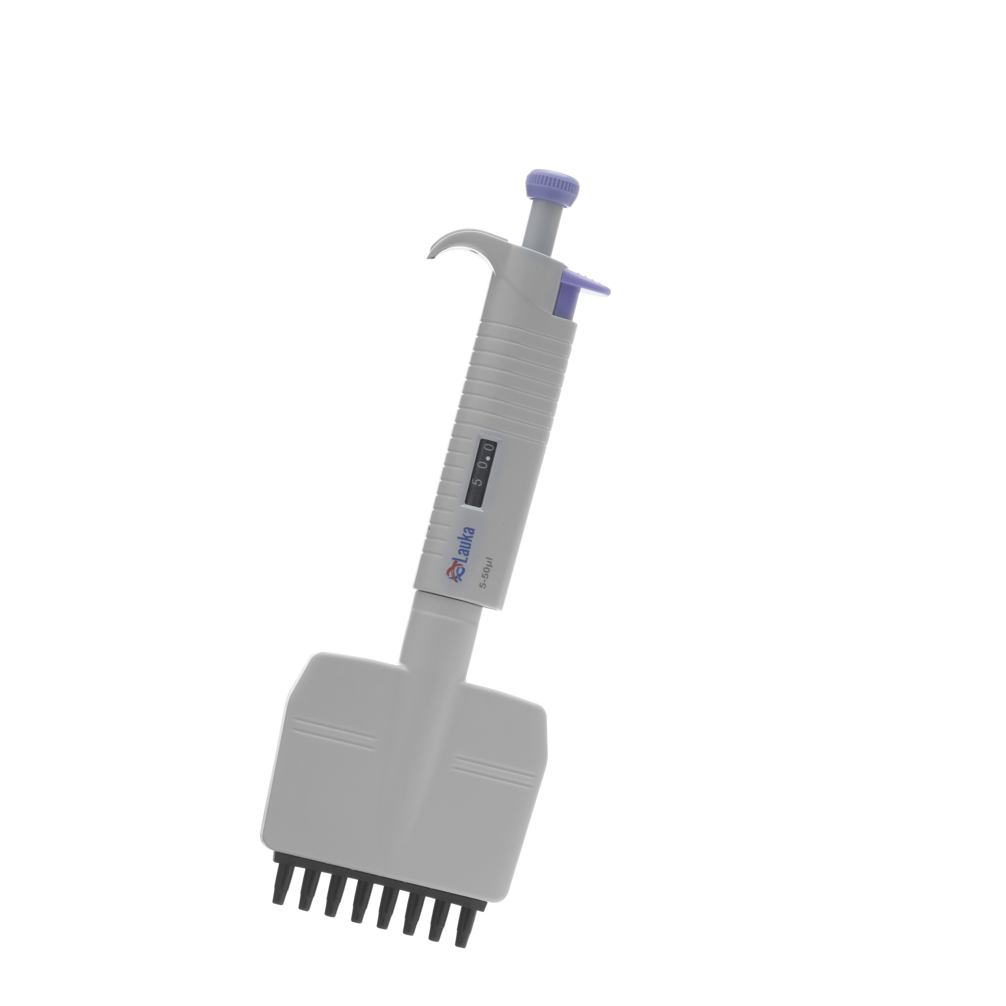 MICROPIPETA DE 5 A 50µL 8 CANALES. LAUKA
