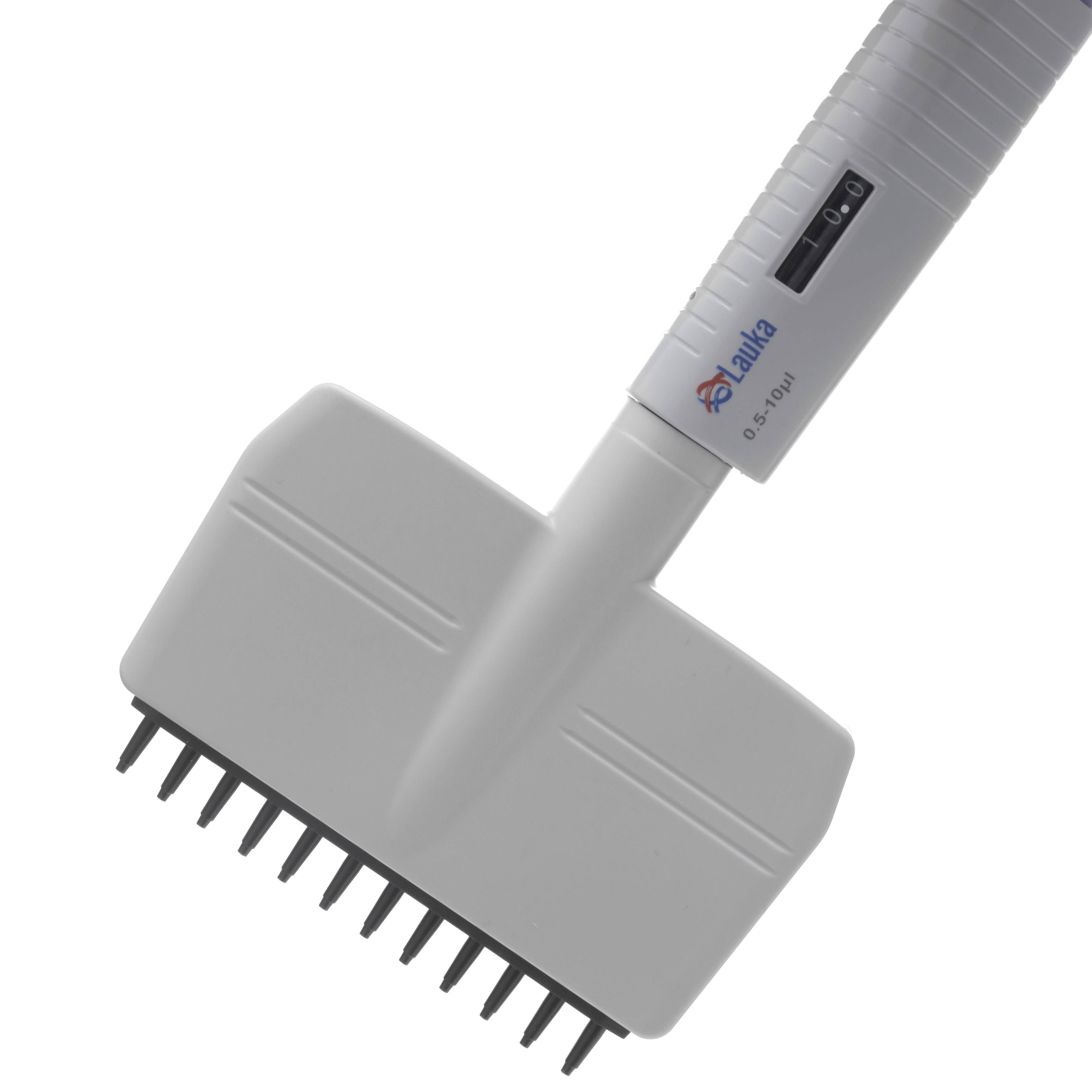 MICROPIPETA DE 0.5 A 10µL 12 CANALES. LAUKA