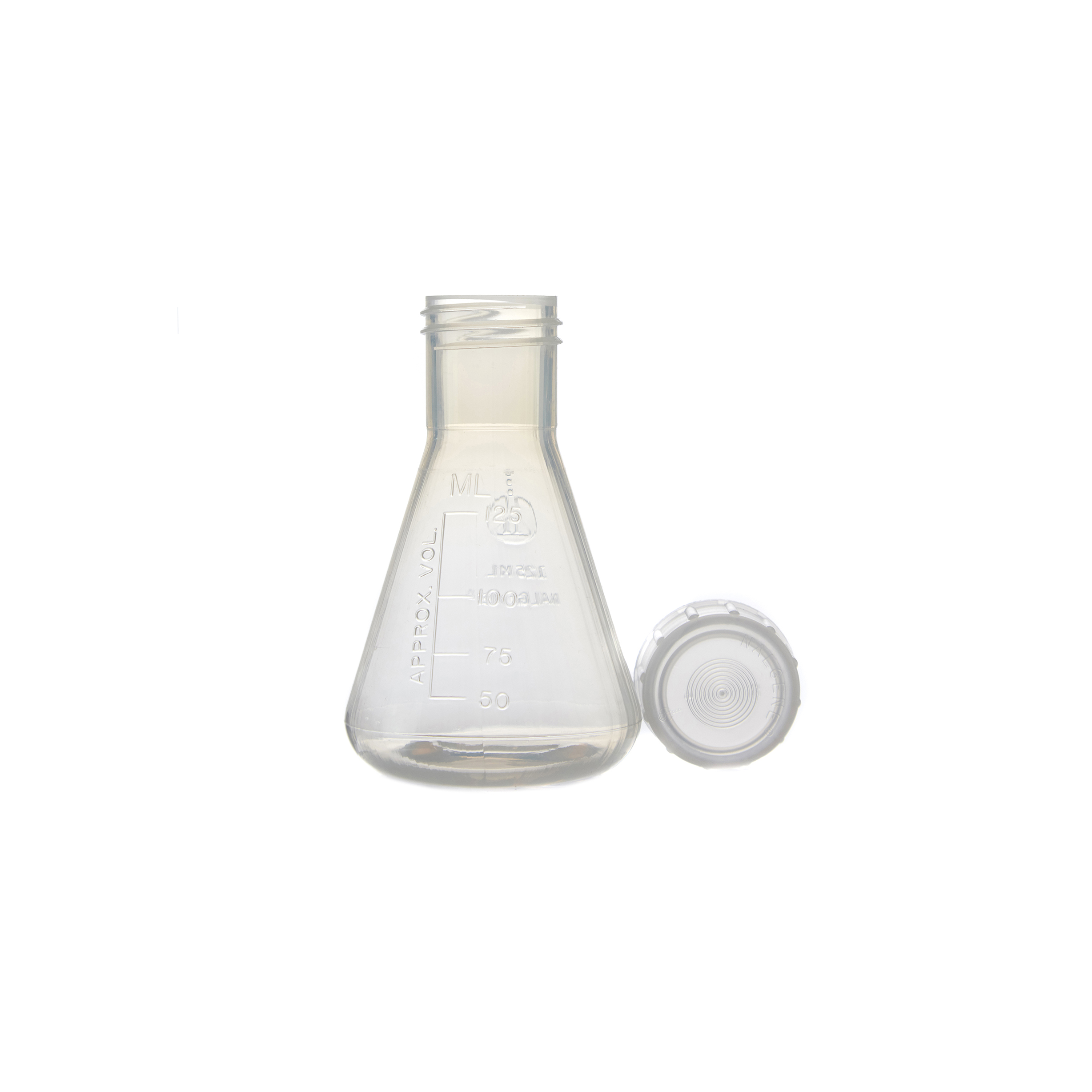 MATRAZ ERLENMEYER DE PMP DE 125ml CON TAPÓN ROSCADO. THERMO SCIENTIFIC