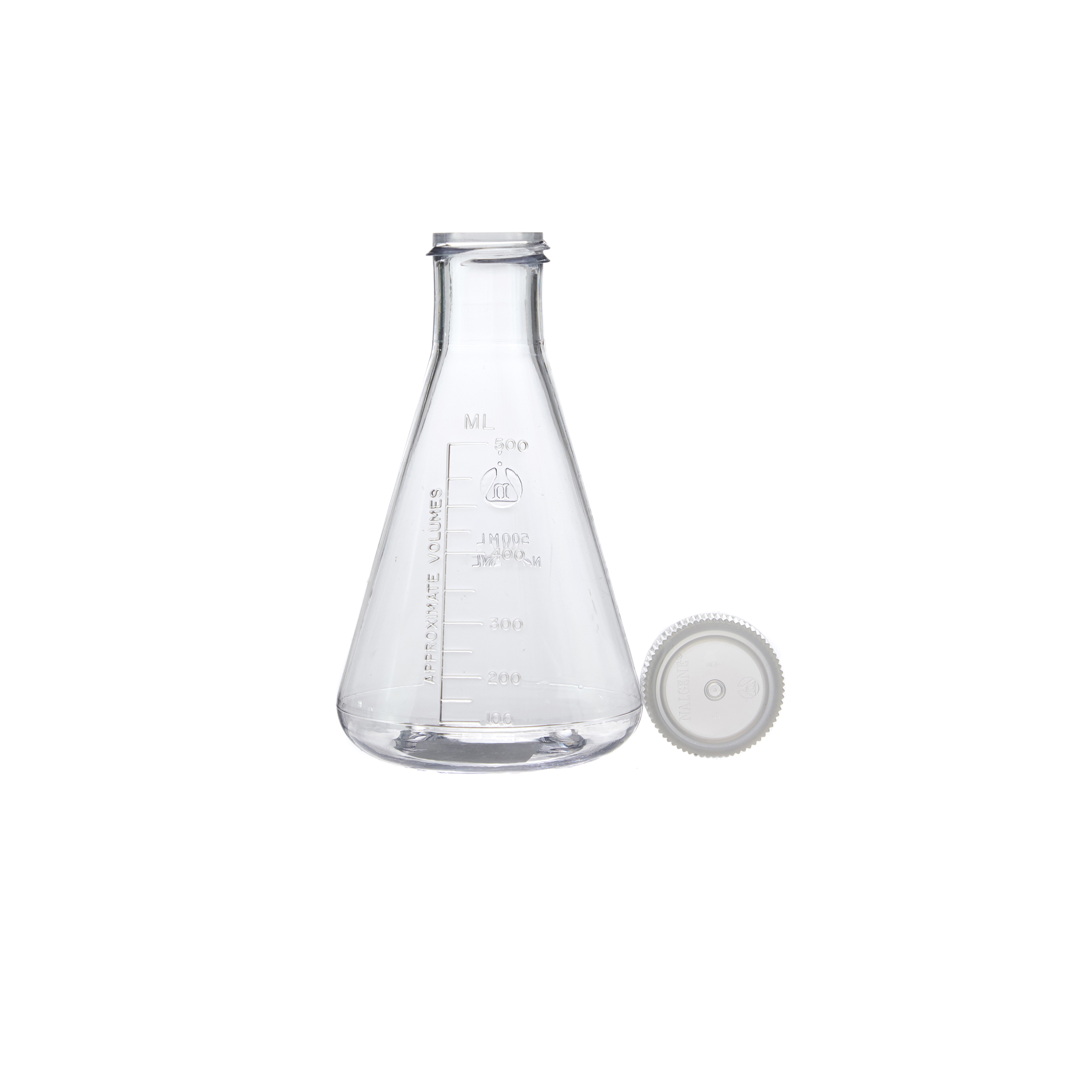 MATRAZ ERLENMEYER DE PC DE 500ml CON TAPÓN ROSCADO. THERMO SCIENTIFIC
