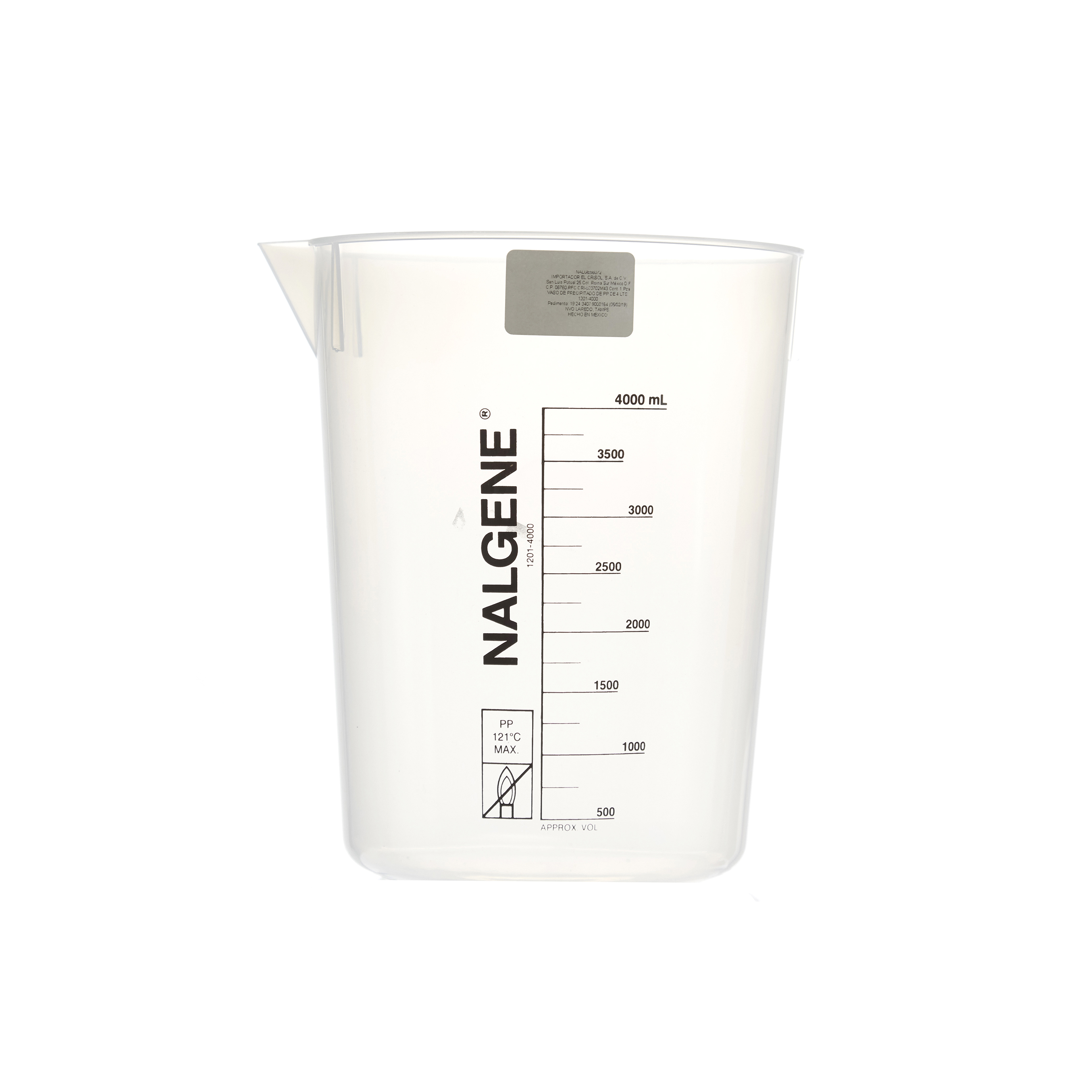 VASO DE PRECIPITADO DE PP DE 4l. THERMO SCIENTIFIC