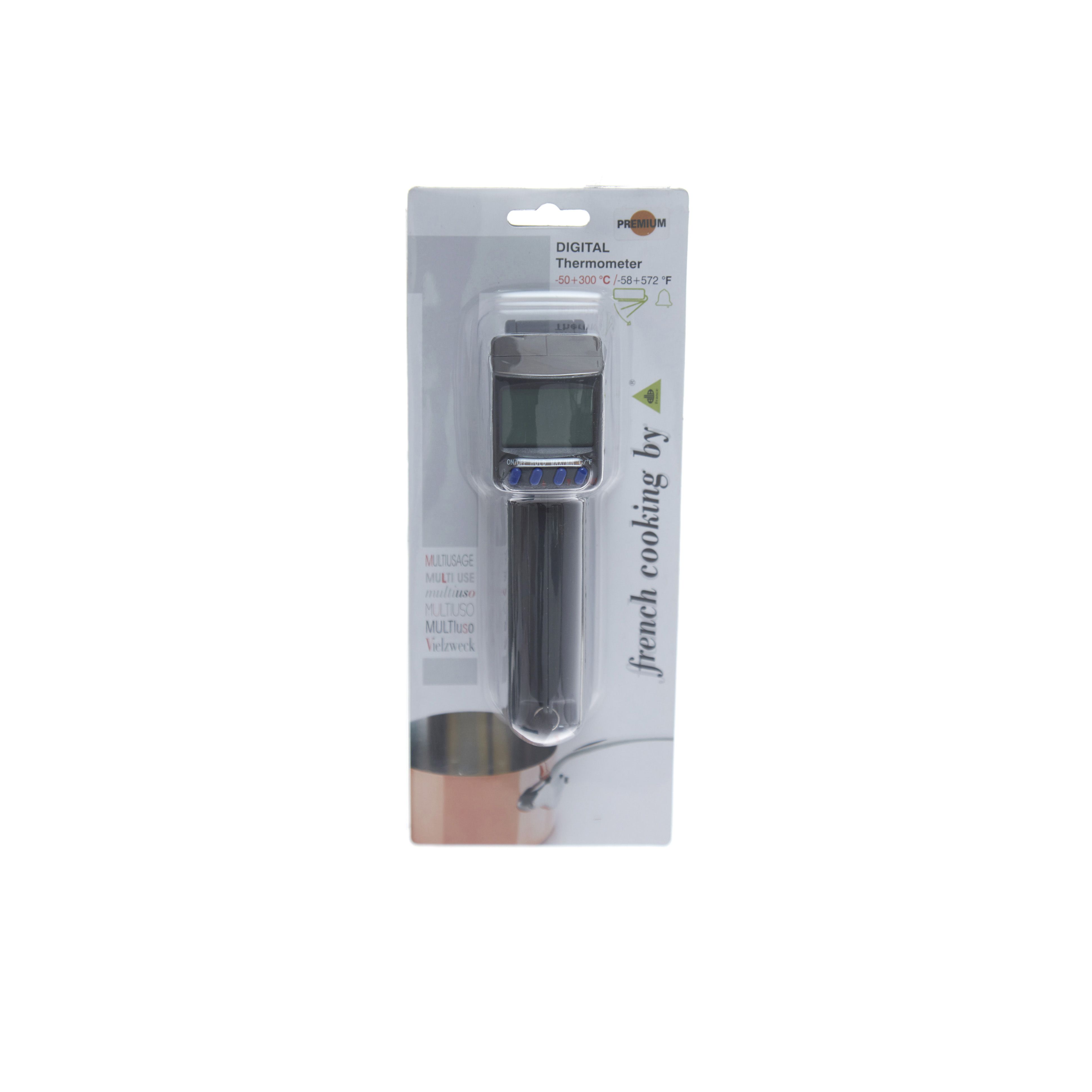 TERMÓMETRO DIGITAL DE -50 A 300°C TIPO PISTOLA CON SONDA ROTATORIA. ALLA FRANCE