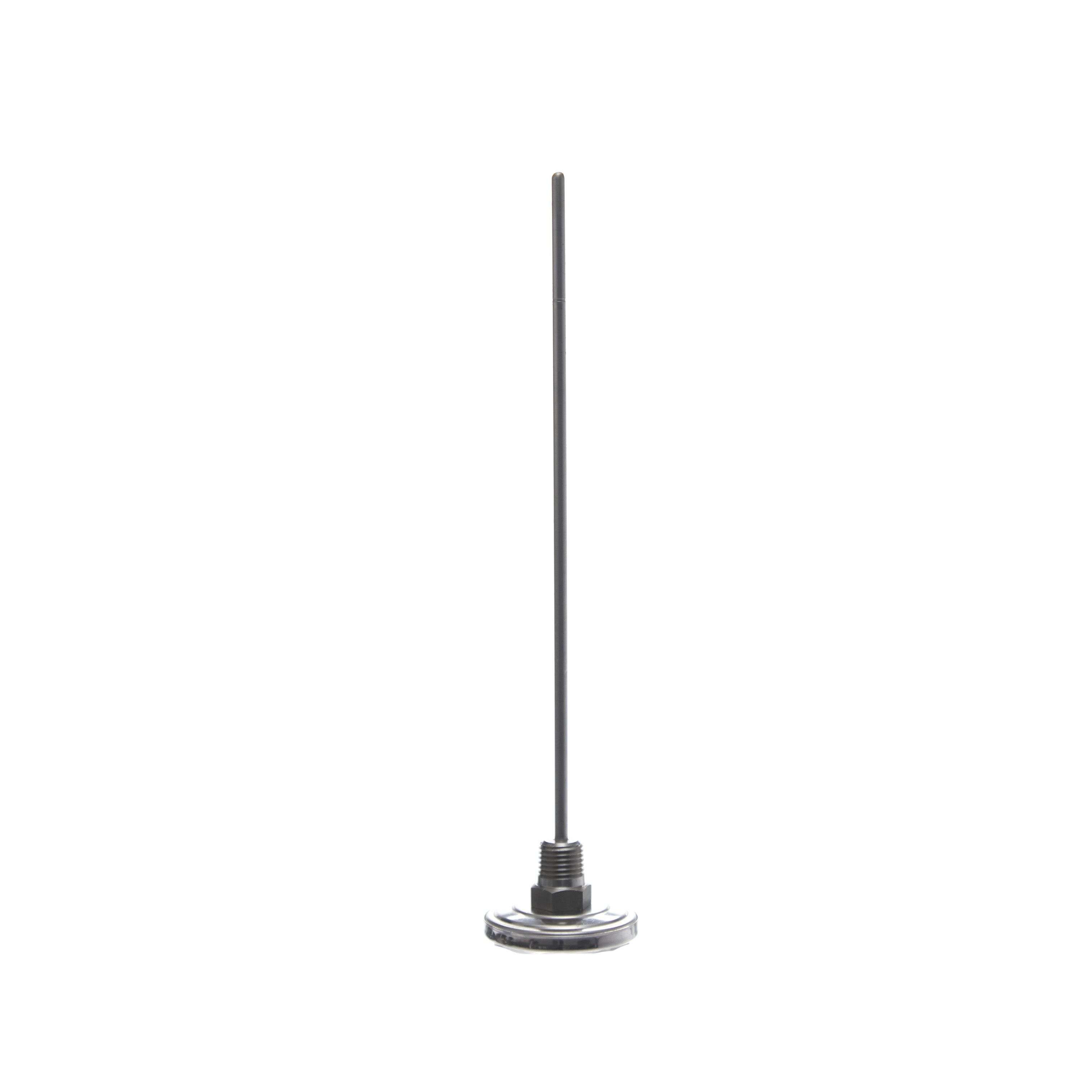 TERMÓMETRO BIMETÁLICO DE 0 A 150°C. VÁSTAGO DE 20cm. ROSCA DE 1/4". TEL-TRU