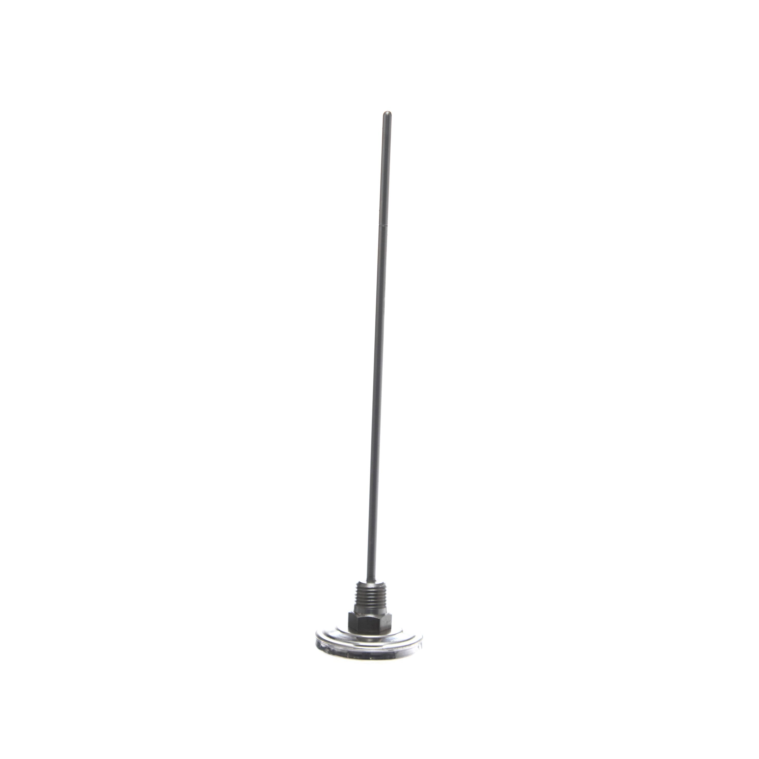 TERMÓMETRO BIMETÁLICO DE 0 A 200°C. VÁSTAGO DE 20cm. ROSCA DE 1/4". TEL-TRU