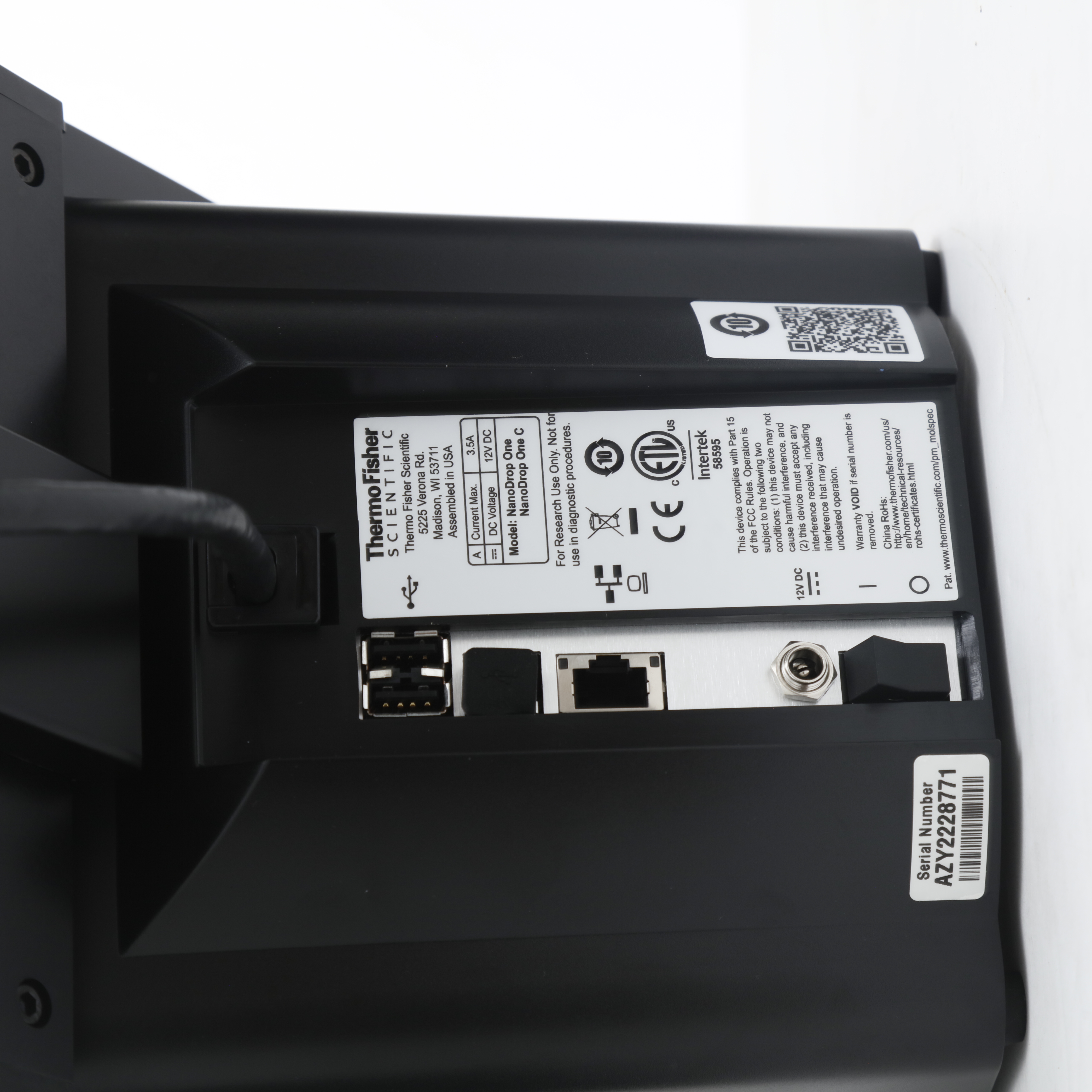 ESPECTROFOTÓMETRO NANODROP UV/VIS CON PANTALLA TÁCTIl. THERMO SCIENTIFIC
