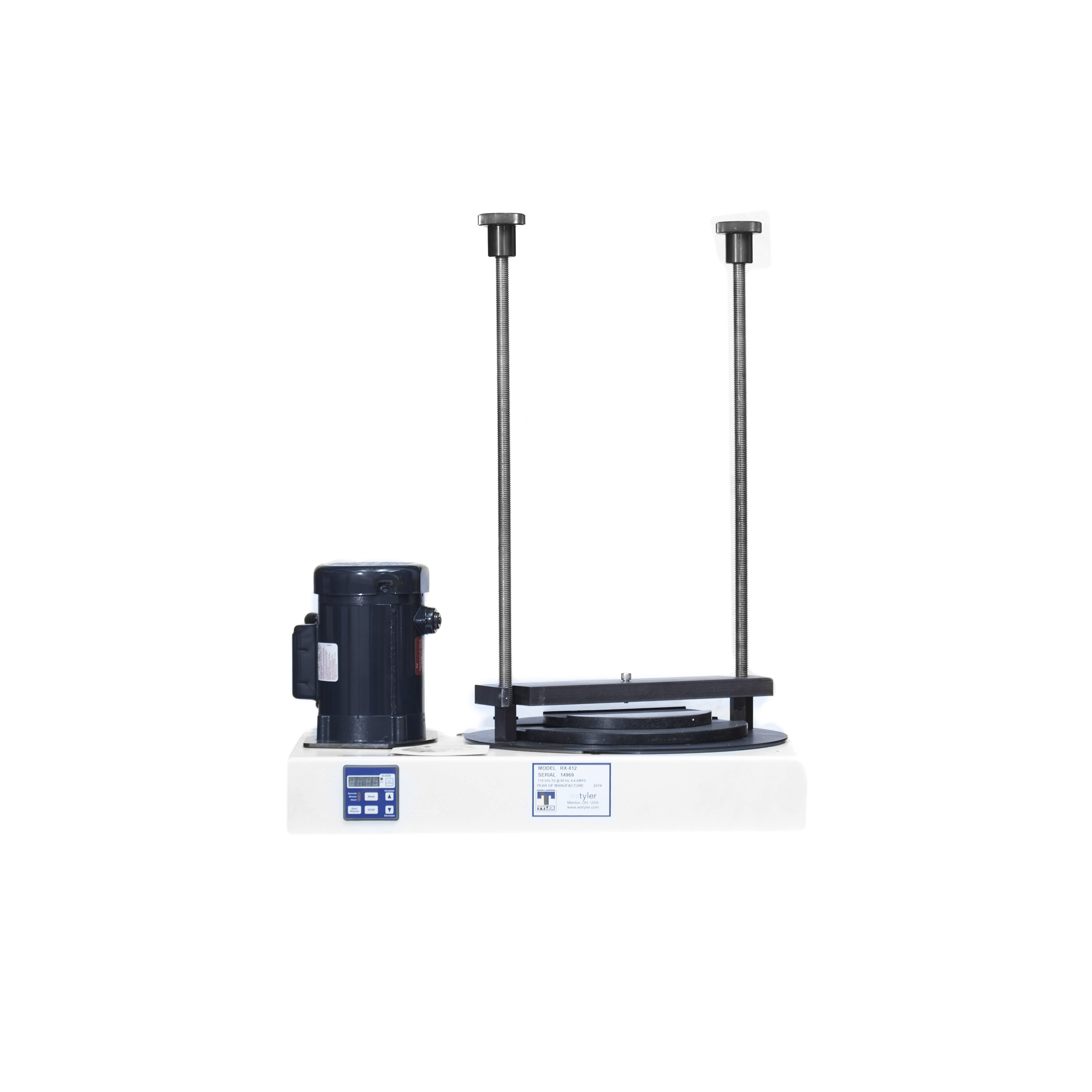 AGITADOR PARA TAMICES DE 20/30cm RX-812. W.S. TYLER