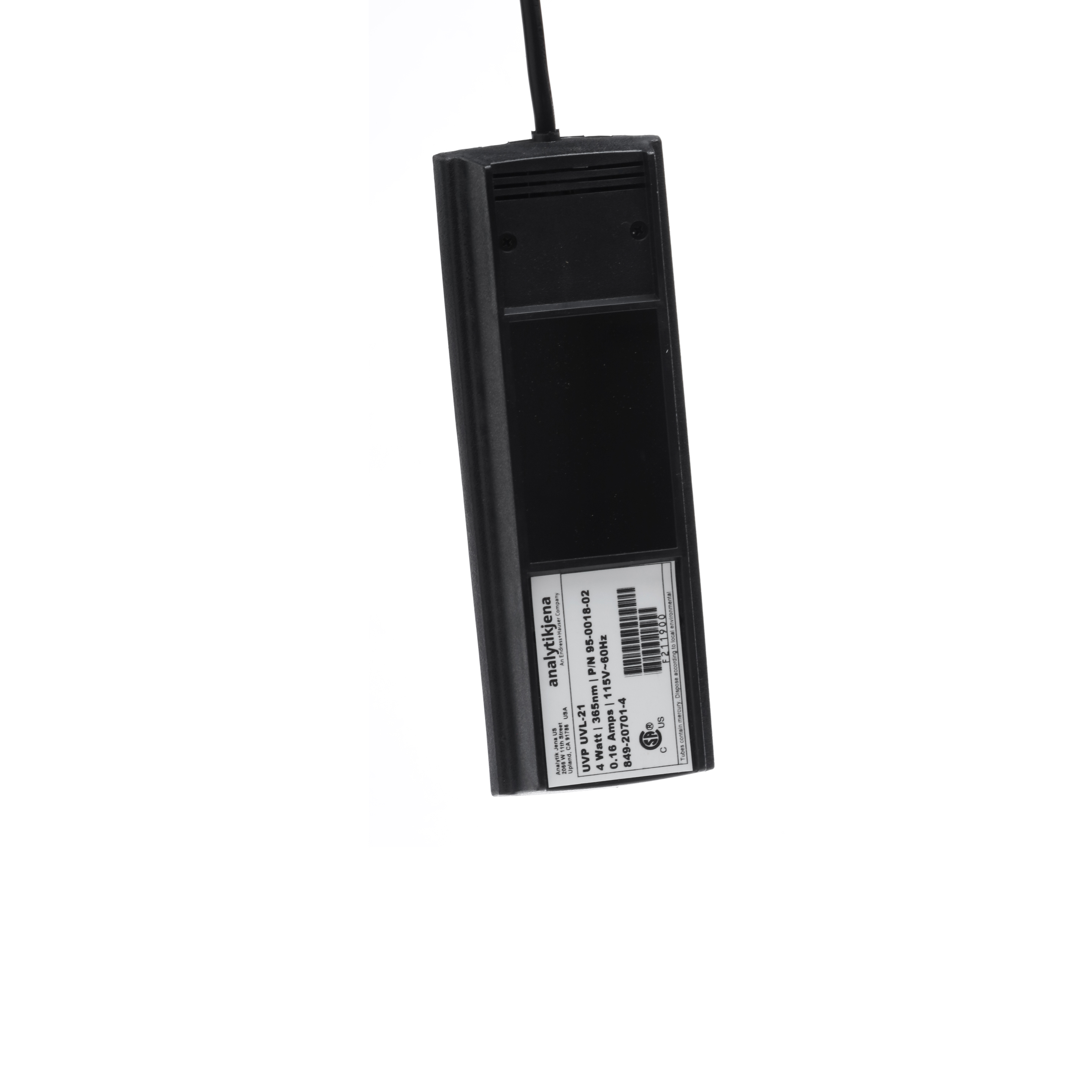 LÁMPARA ULTRAVIOLETA COMPACTA. ONDA LARGA. ANALYTIK JENA