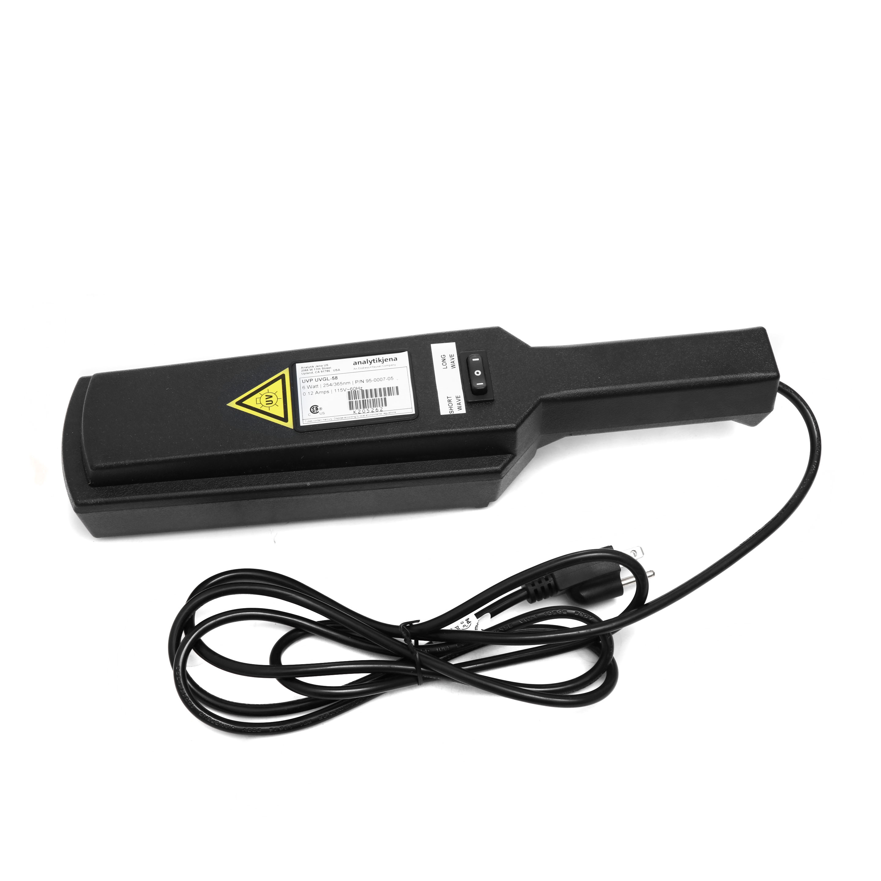 LÁMPARA ULTRAVIOLETA DE MANO. ONDA COMBINADA. ANALYTIK JENA
