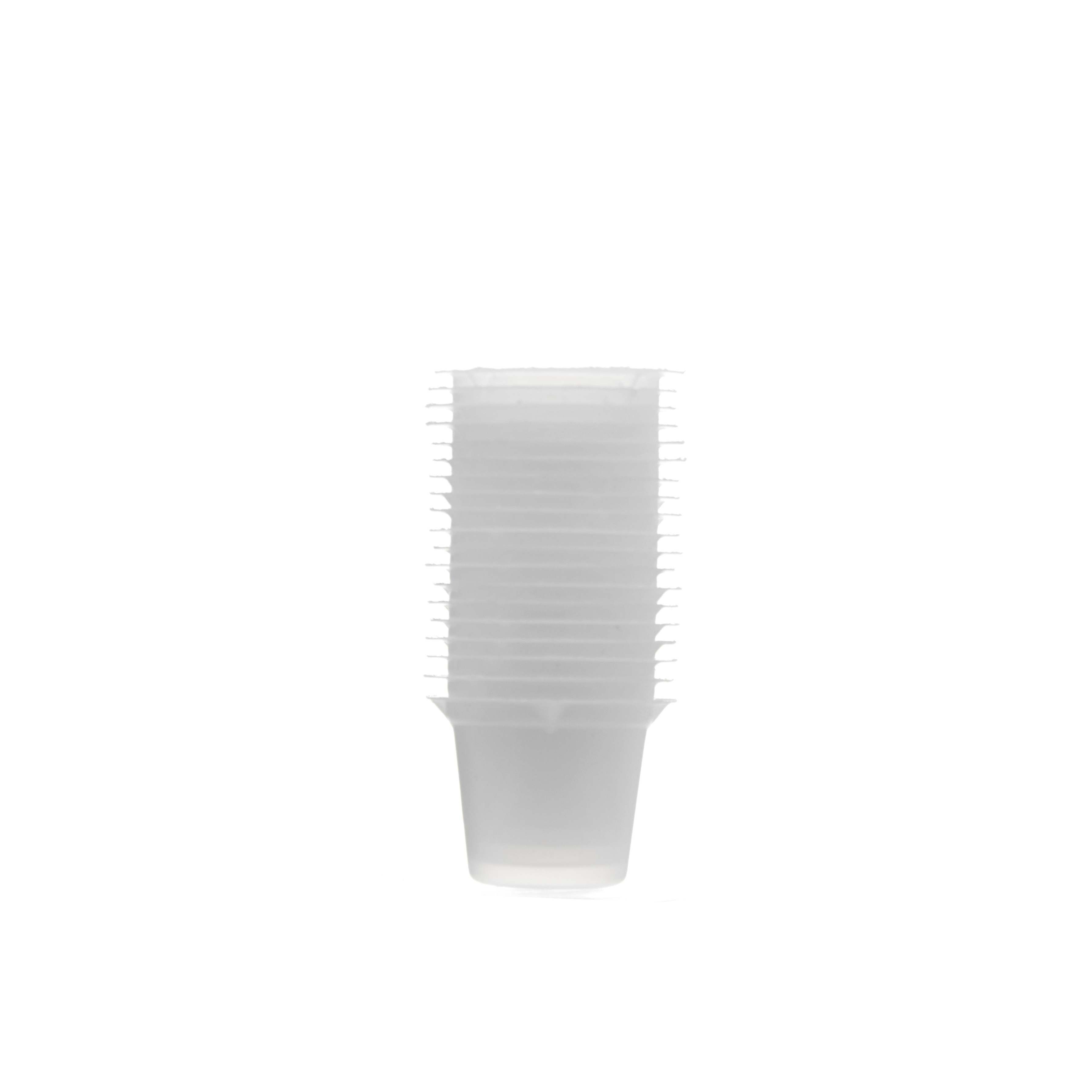 VASO DE PRECIPITADO DE 10ml DESECHABLE.