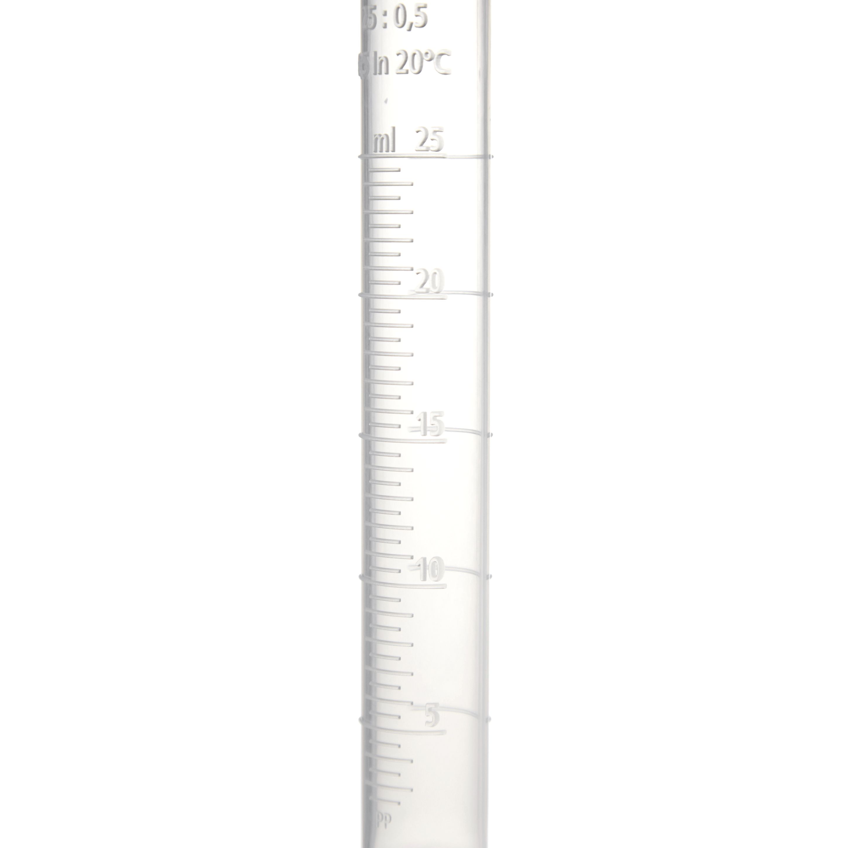 PROBETA GRADUADA DE PP DE 25ml. VITLAB