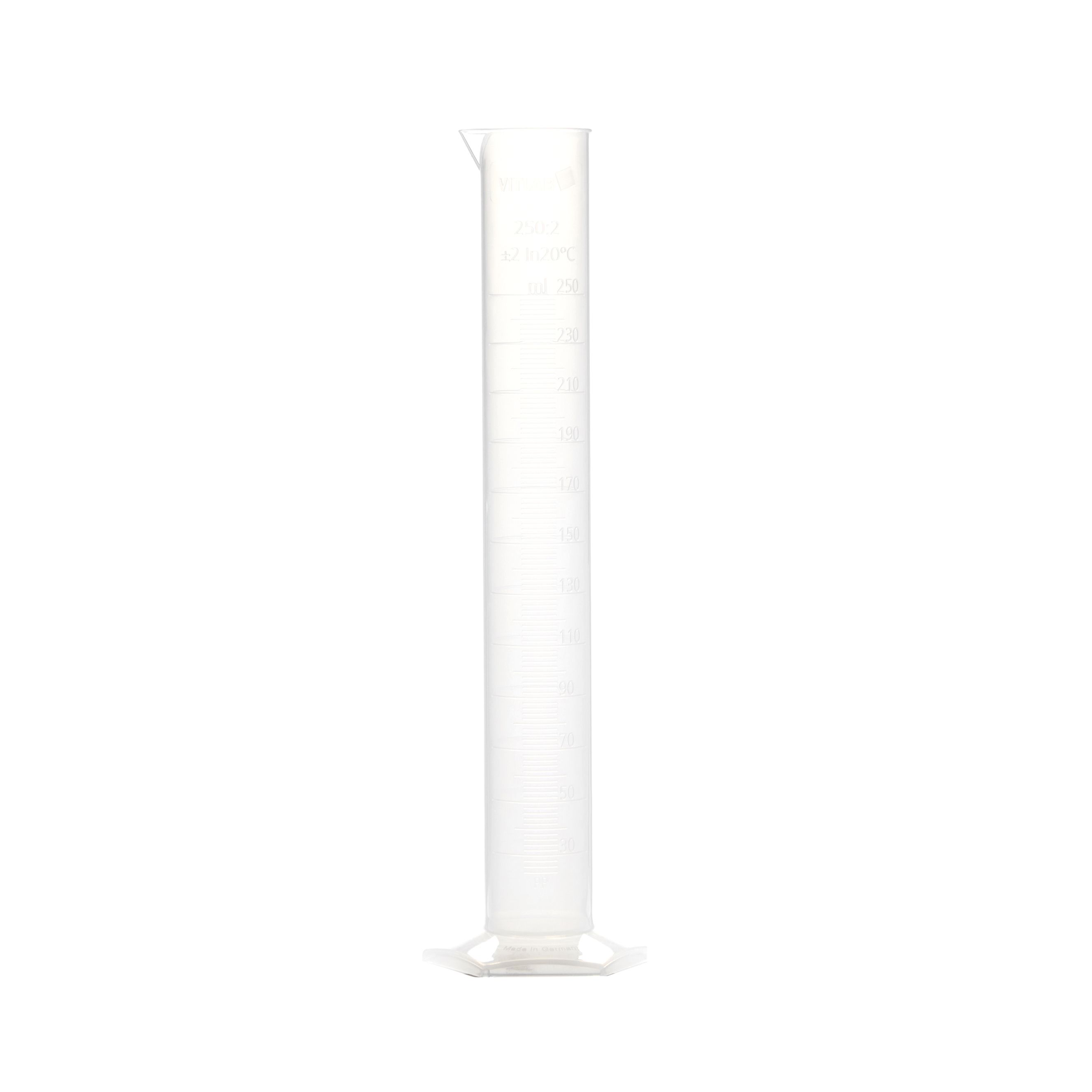 PROBETA GRADUADA DE PP DE 250ml. VITLAB