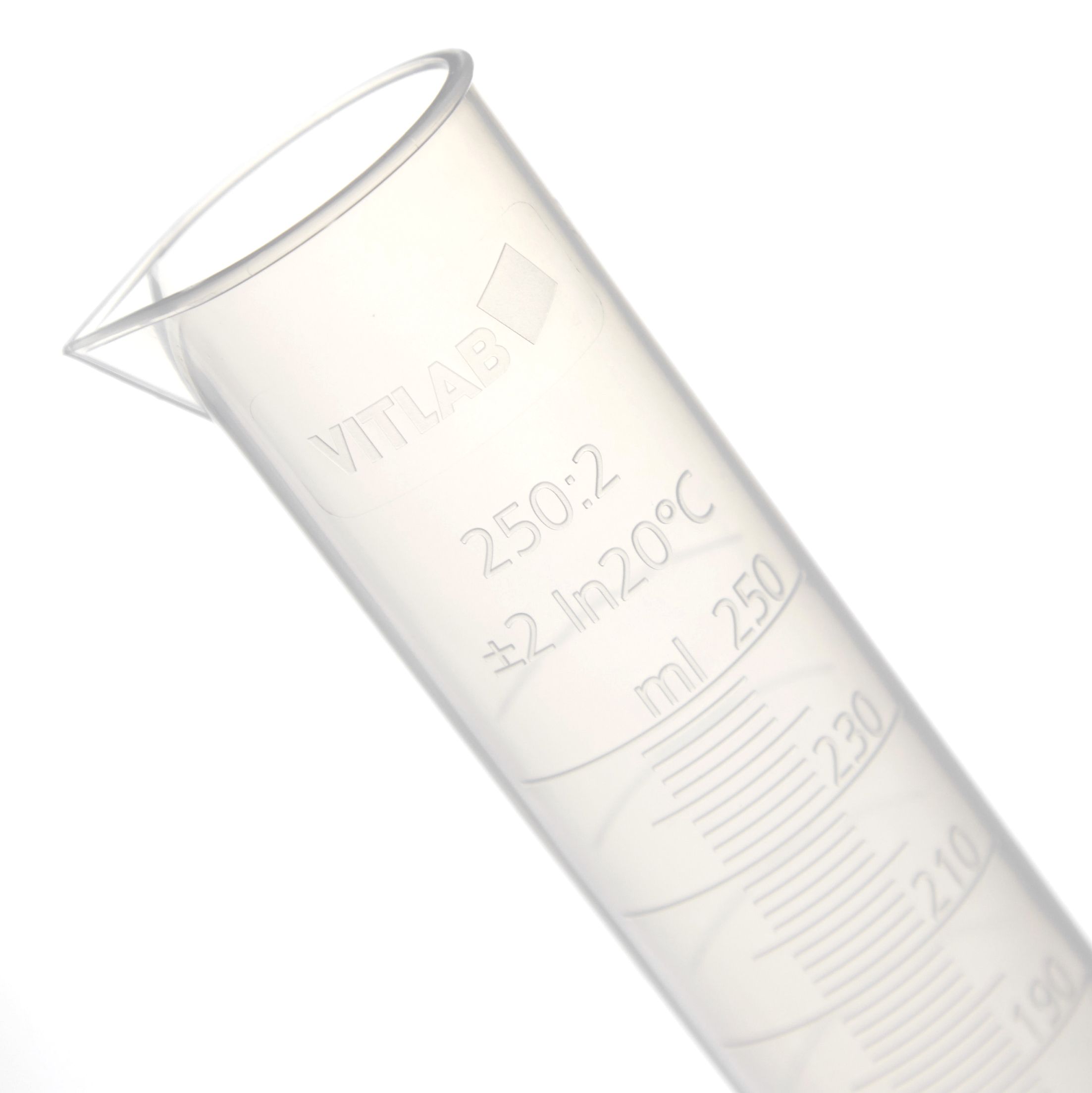 PROBETA GRADUADA DE PP DE 250ml. VITLAB