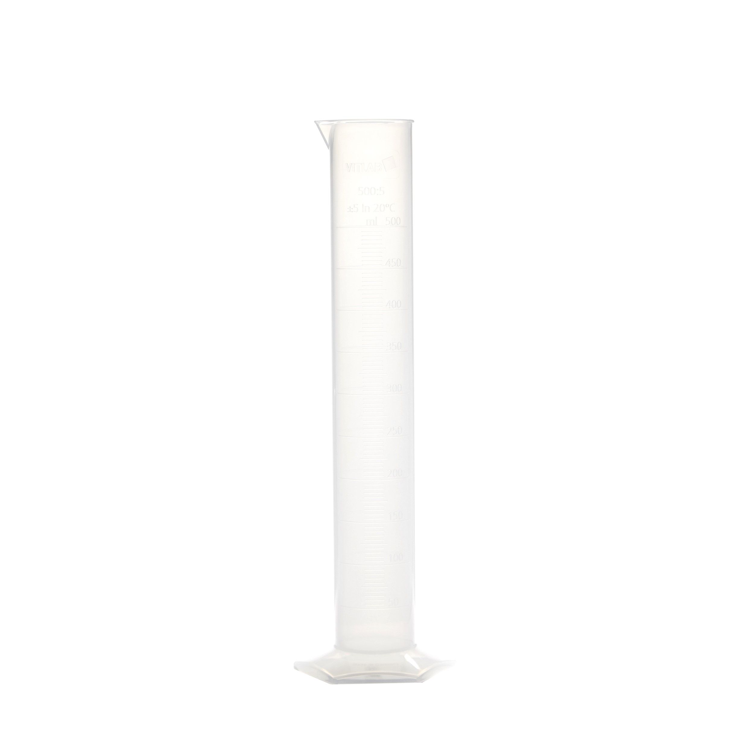 PROBETA GRADUADA DE PP DE 500ml. VITLAB