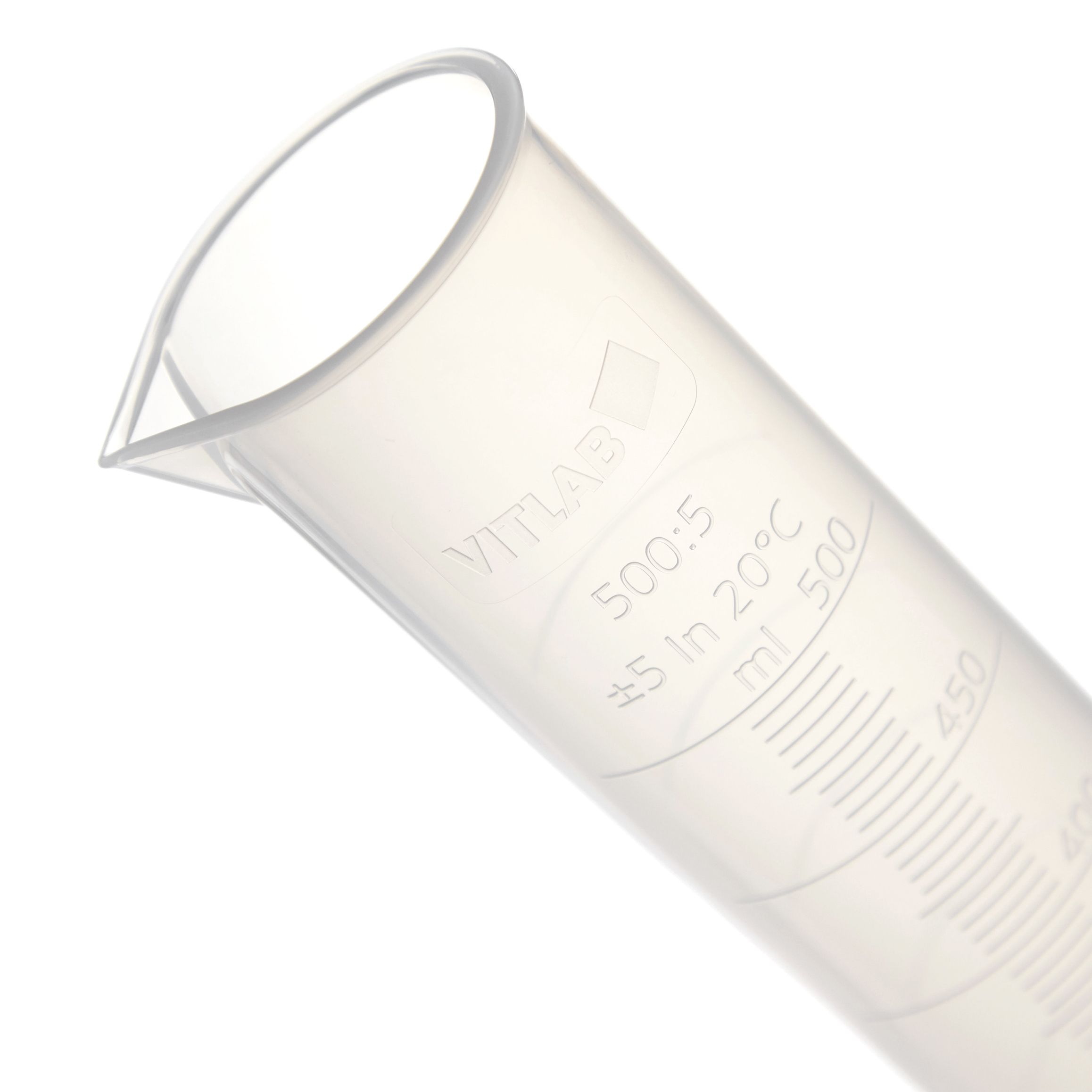 PROBETA GRADUADA DE PP DE 500ml. VITLAB